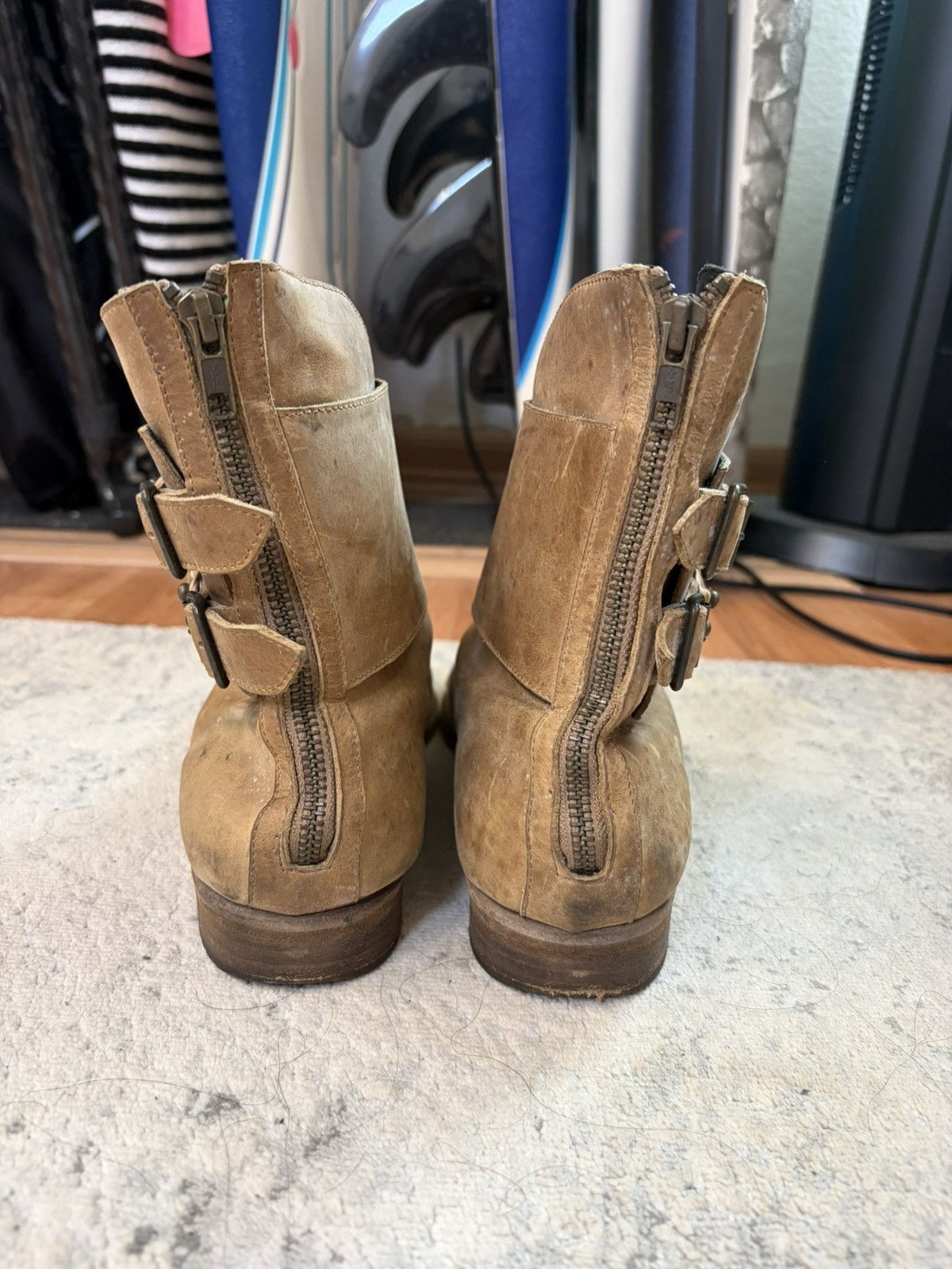 Fad Three FAD-3 Buckle Back Zip Boots Size US 9 / EU 42 - 3 Thumbnail