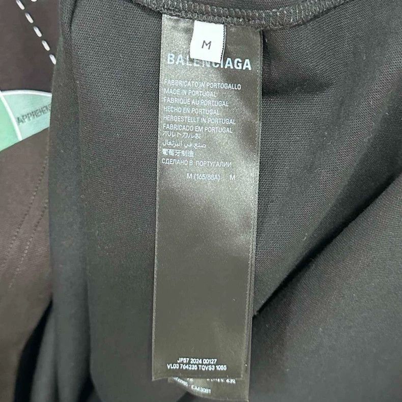 Balenciaga Balenciaga Colorful Compass Printed Logo Short Sleeve Size US M / EU 48-50 / 2 - 6 Thumbnail