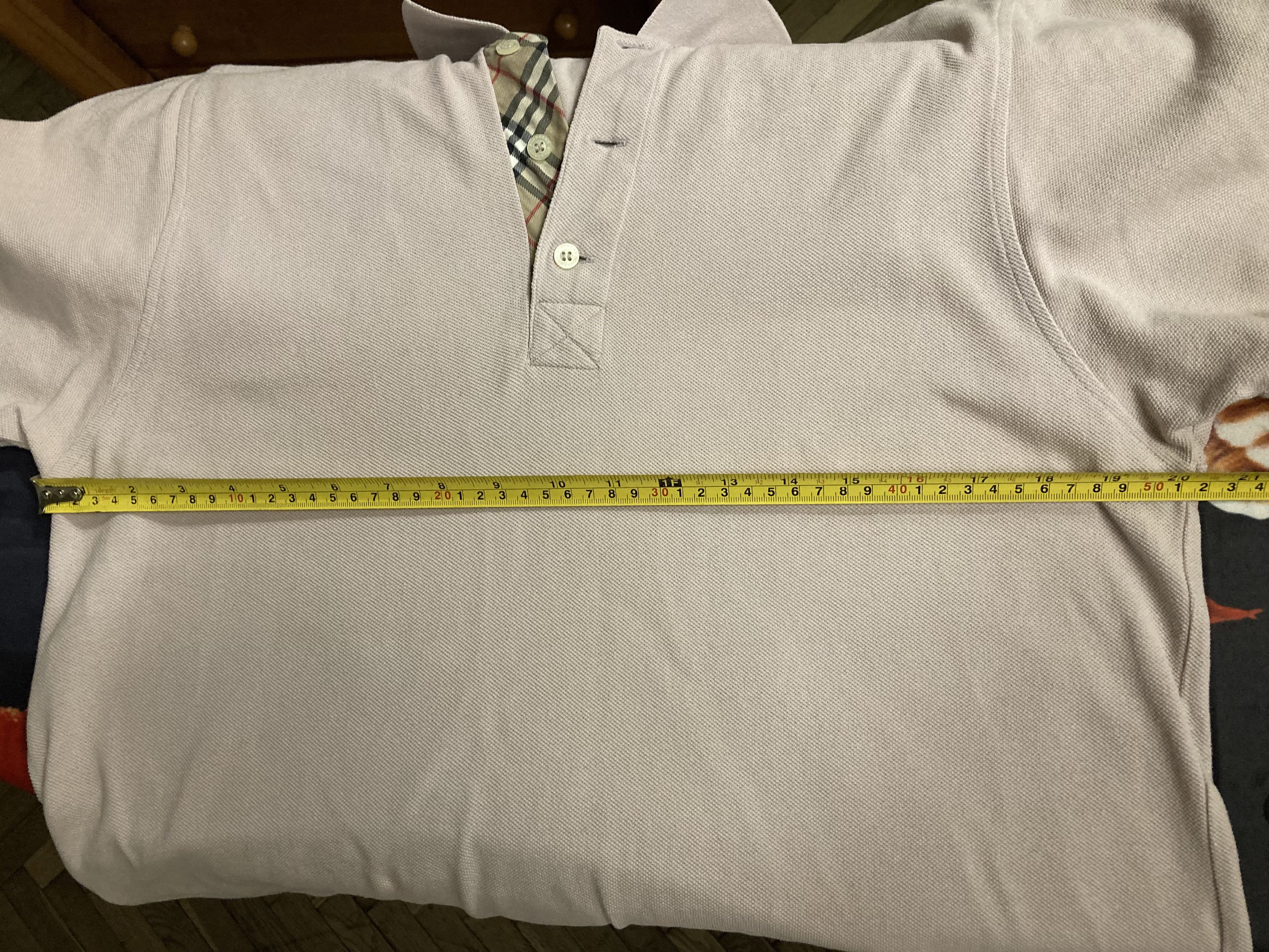 Burberry × Vintage Burberry London Hartford chalk city pink polo shirt Sz.-M Size US M / EU 48-50 / 2 - 9 Thumbnail