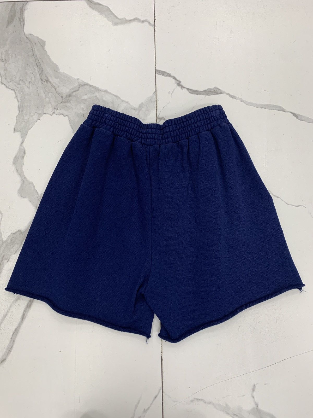 Sp5der Sp5der OG Web Logo Sweat Short "Navy" Size US 32 / EU 48 - 2 Thumbnail