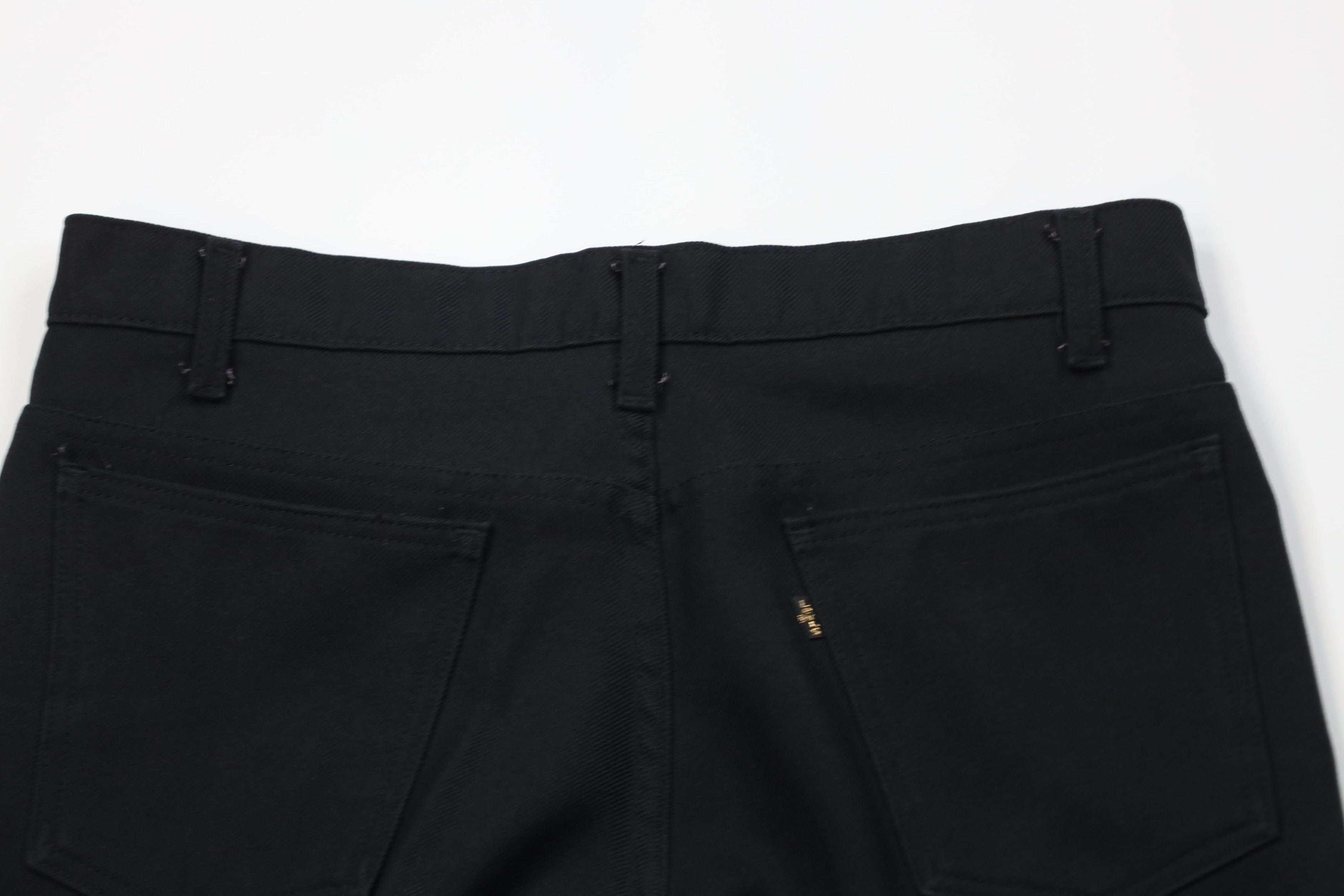 Levi's Vintage 90s Levis Flared Wide Leg Chino Pants Black USA Size US 34 / EU 50 - 11 Thumbnail