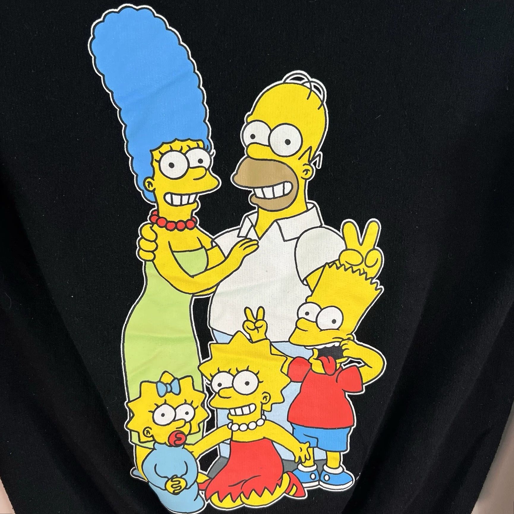 Vintage VINTAGE The Simpsons Promo Sweatshirt Women's XS (Juniors) Black Bart Simpson Logo 90s Cartoon TV & Movie Characters Mens Womens Size XS / US 0-2 / IT 36-38 - 2 Thumbnail