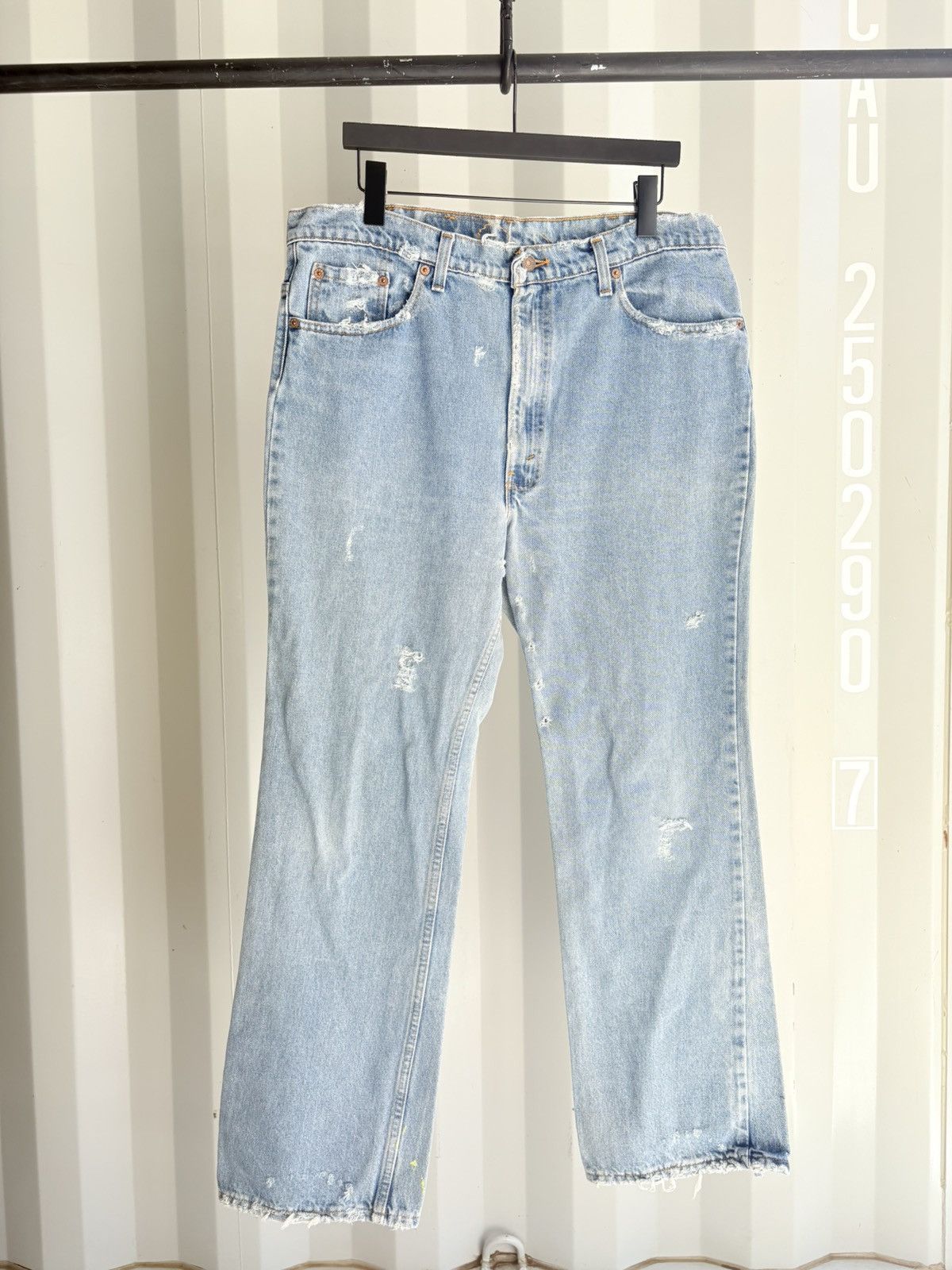 Levi's Vintage Levi’s 517 Denim Repaired Patch Denim ERD Grunge Size US 34 / EU 50 - 2 Thumbnail