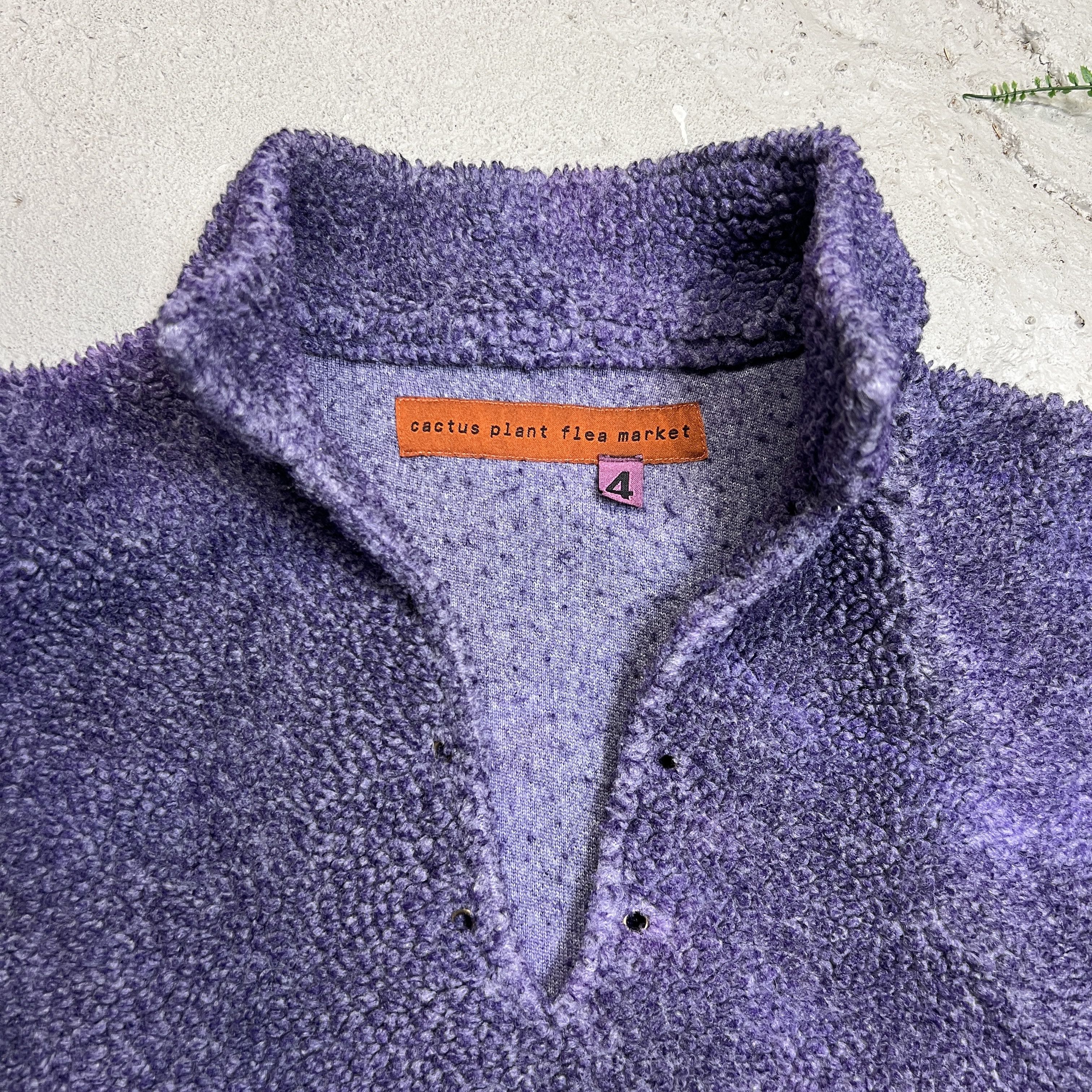 Cactus Plant Flea Market CPFM Purple Grape Cowboy Pullover Fleece Size US XL / EU 56 / 4 - 4 Thumbnail