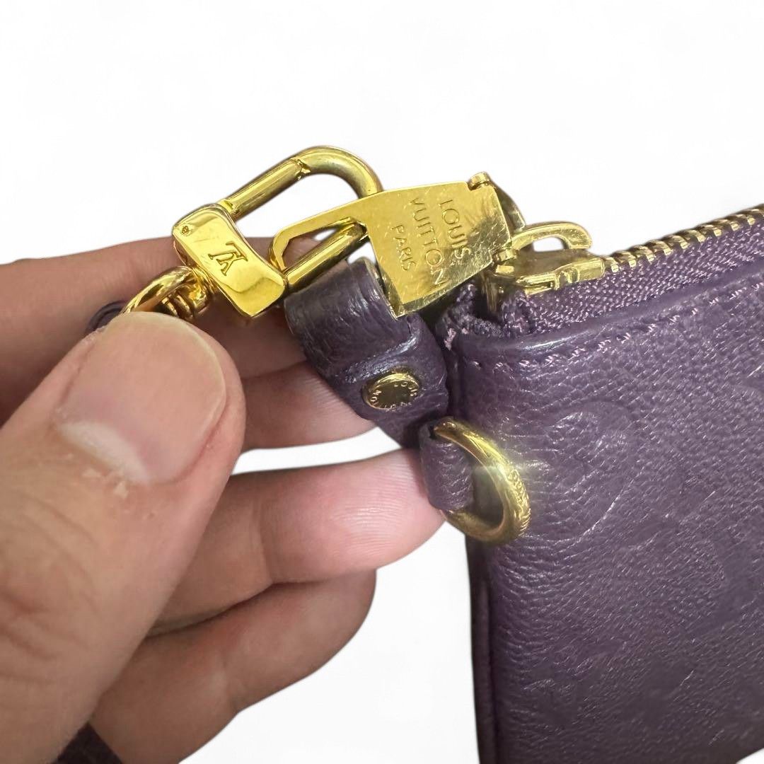 Louis Vuitton Louis Vuitton - Empreinte Mini Handbag Monogram Bordeaux Size ONE SIZE - 4 Thumbnail