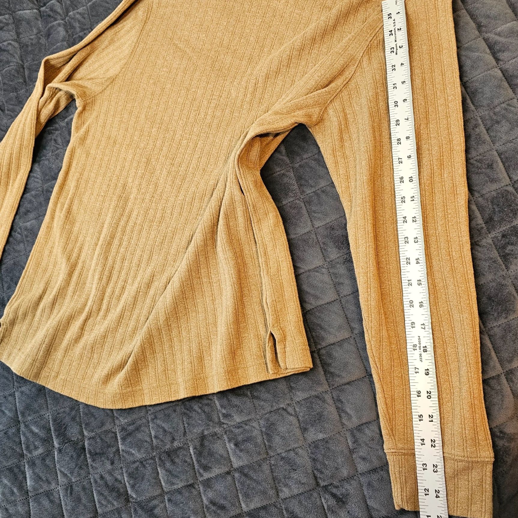 Vintage Covington Sweater Men's L Brown High Neck Long Sleeve Pullover Ribbed Knit Cotton Solid Vintage No Size US L / EU 52-54 / 3 - 5 Thumbnail