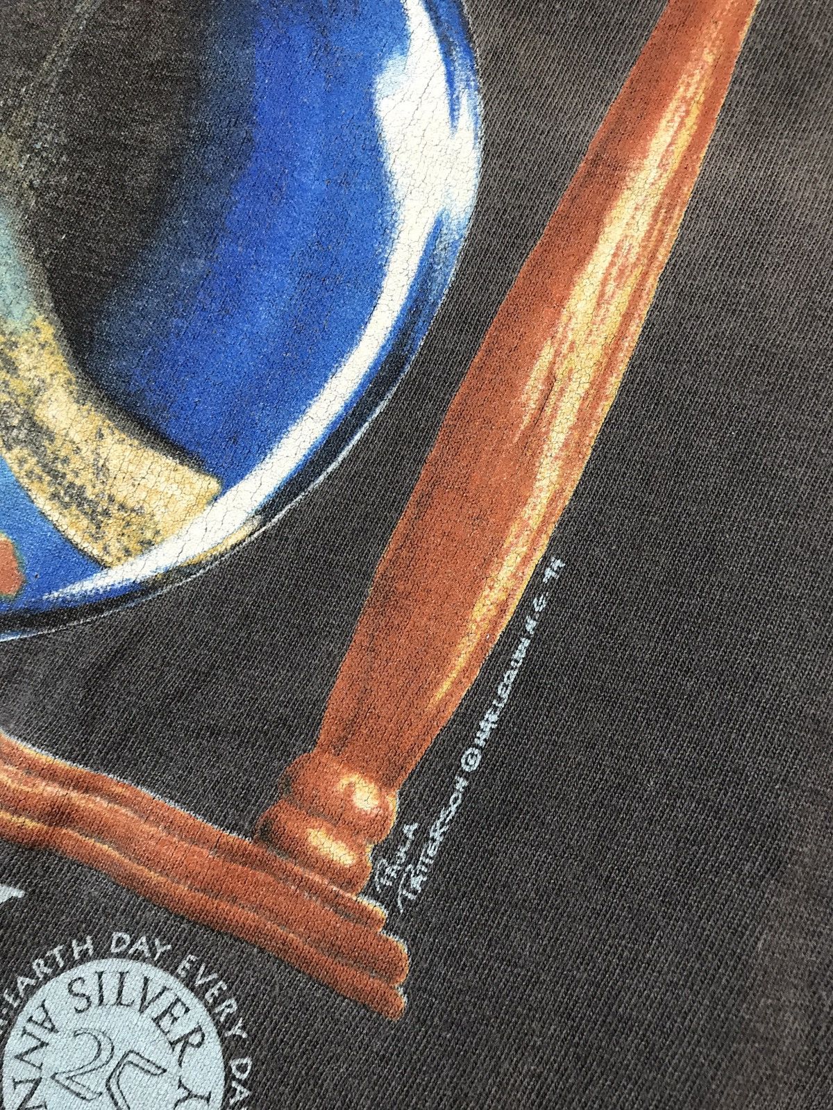 Vintage Vintage 1994 Time is Running Out Millennium Graphic T-shirt Size US XL / EU 56 / 4 - 3 Thumbnail