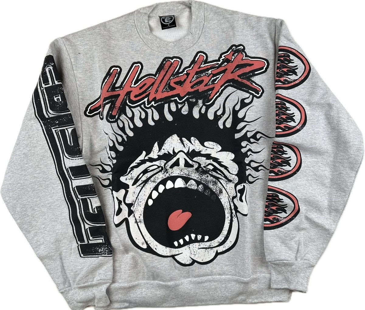 HELLSTAR Hellstar Overseas Collection Records Crewneck Size US S / EU 44-46 / 1 - 2 Thumbnail