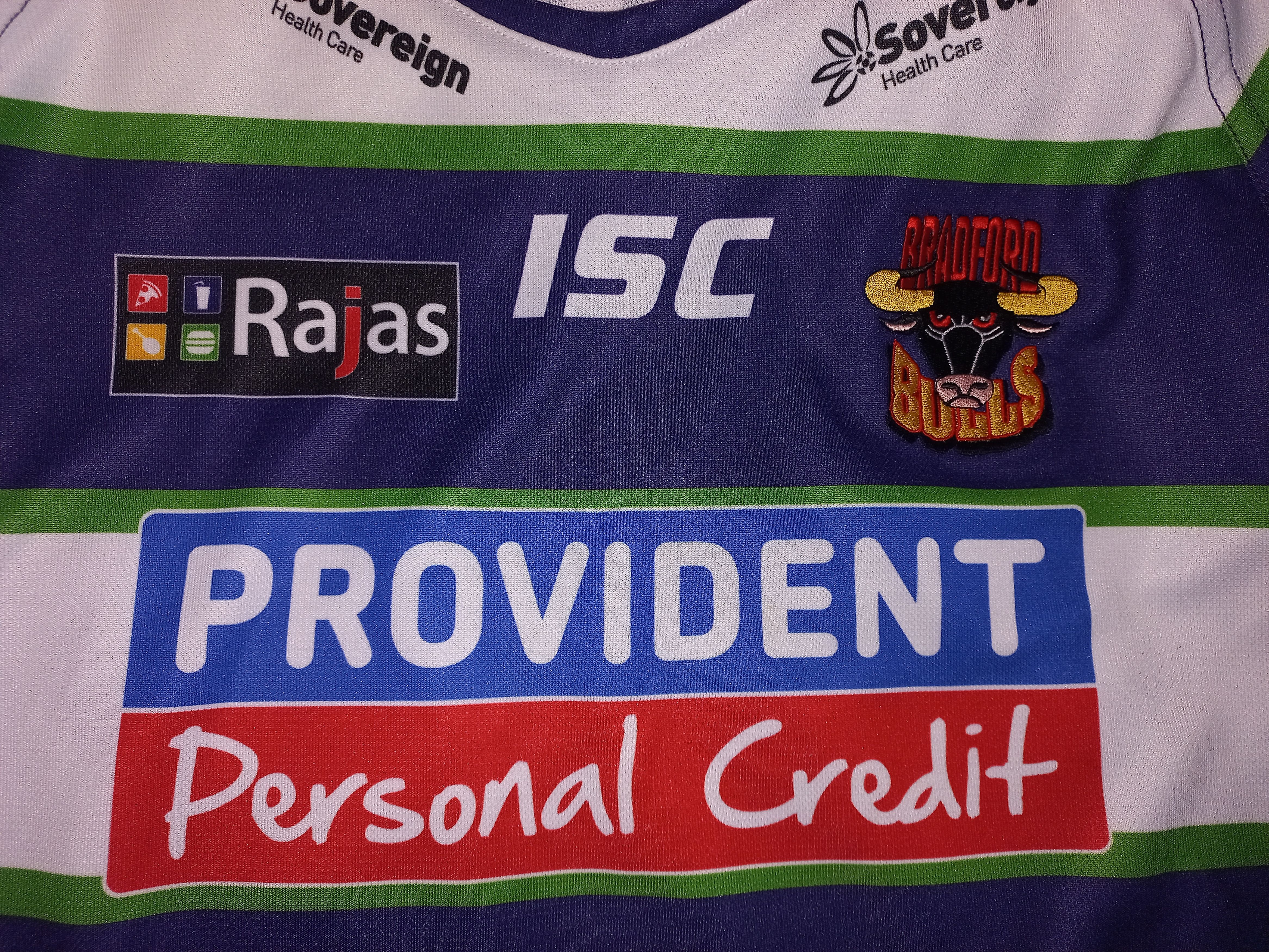 Other ISC Bradford Bulls rugby league jersey shirt (Size L) Size US L / EU 52-54 / 3 - 4 Thumbnail