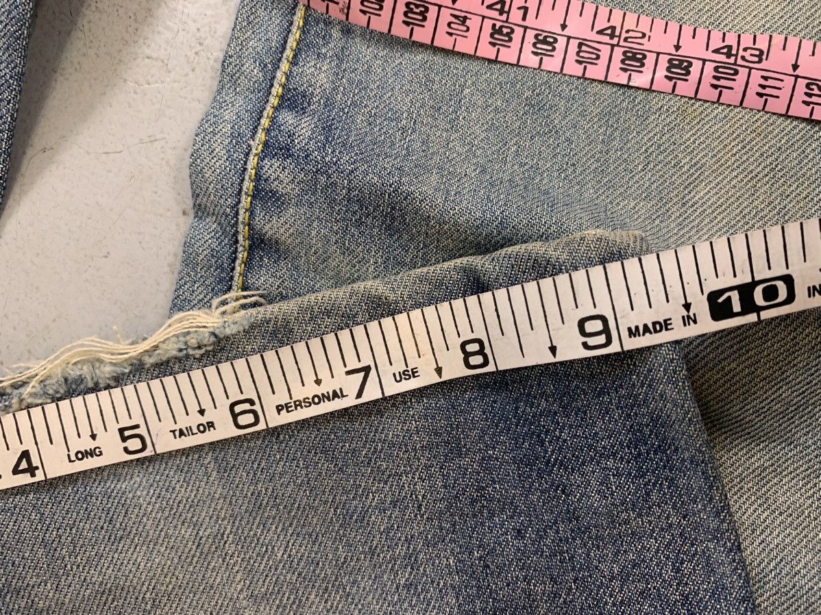 Japanese Brand Vintage womens evisu inspired bootcut denim pants Size 28" / US 6 / IT 42 - 16 Thumbnail