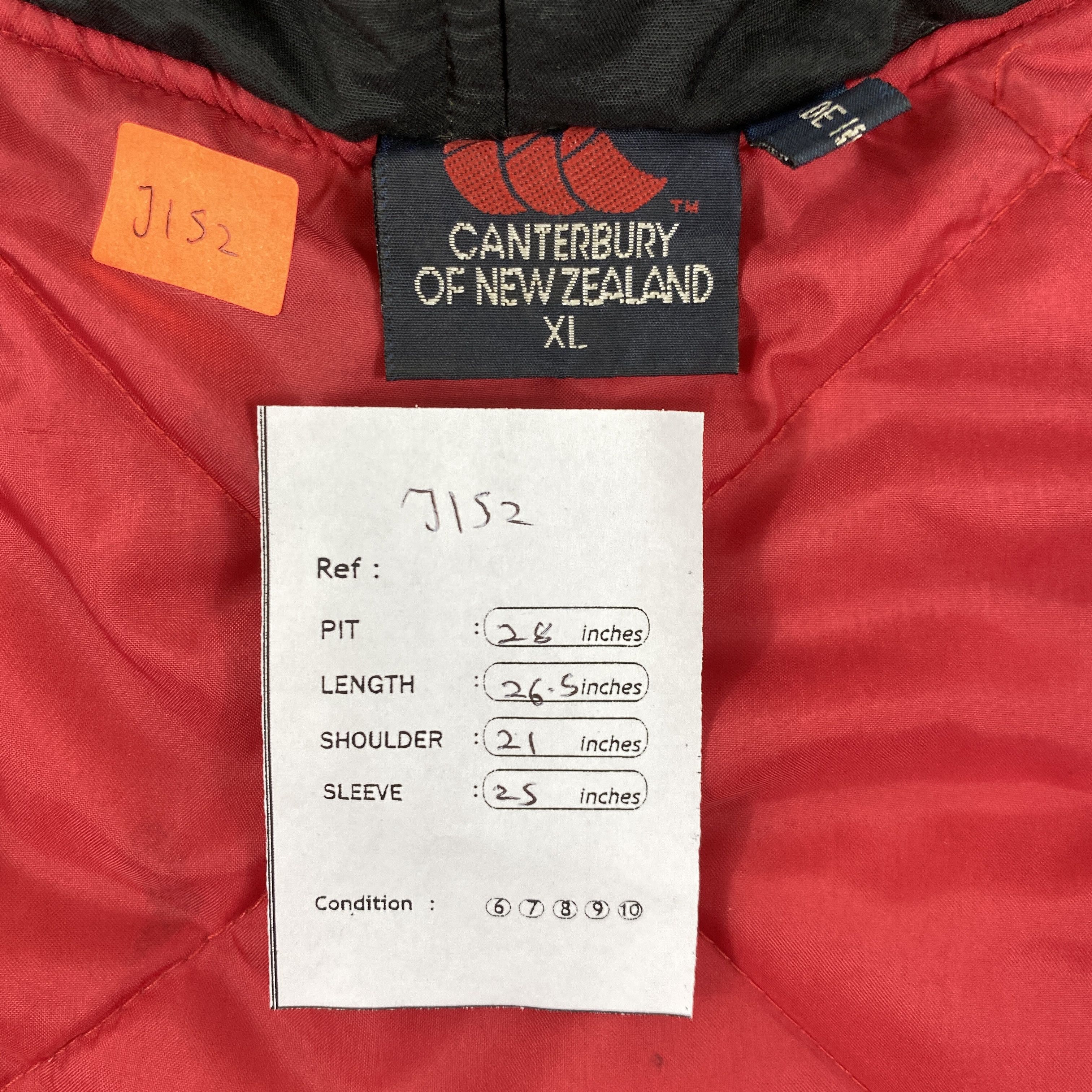 14th Addiction Vintage Canterbury Of New Zealand Hoodie Puffer Jacket-J152 Size US XXL / EU 58 / 5 - 5 Thumbnail