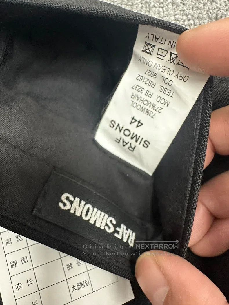 Raf Simons Raf Simons Black and blue striped casual trousers Size US 28 / EU 44 - 4 Thumbnail