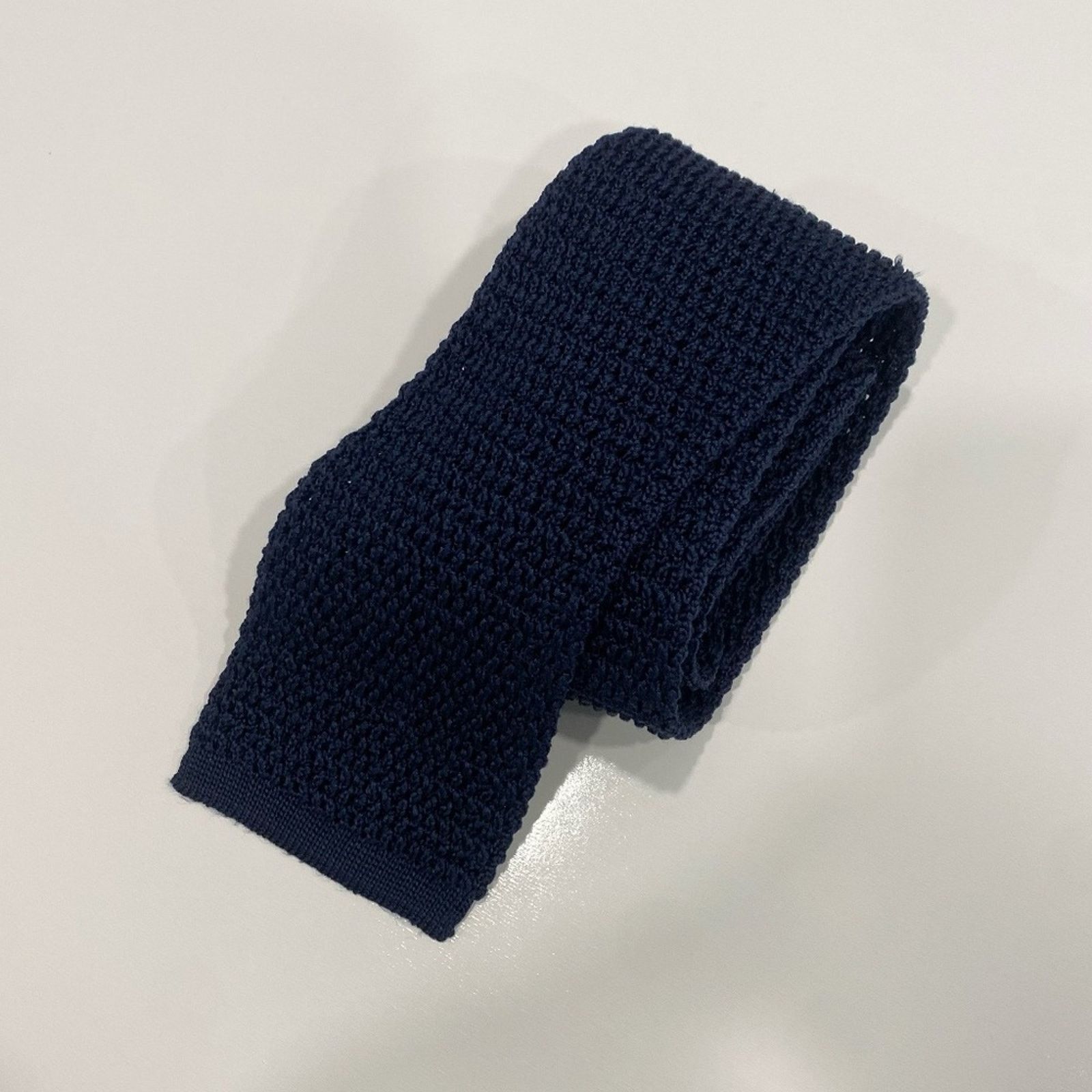 Tom Ford Tom Ford Silk Italian Knitted Square End Tie Size ONE SIZE - 2 Thumbnail