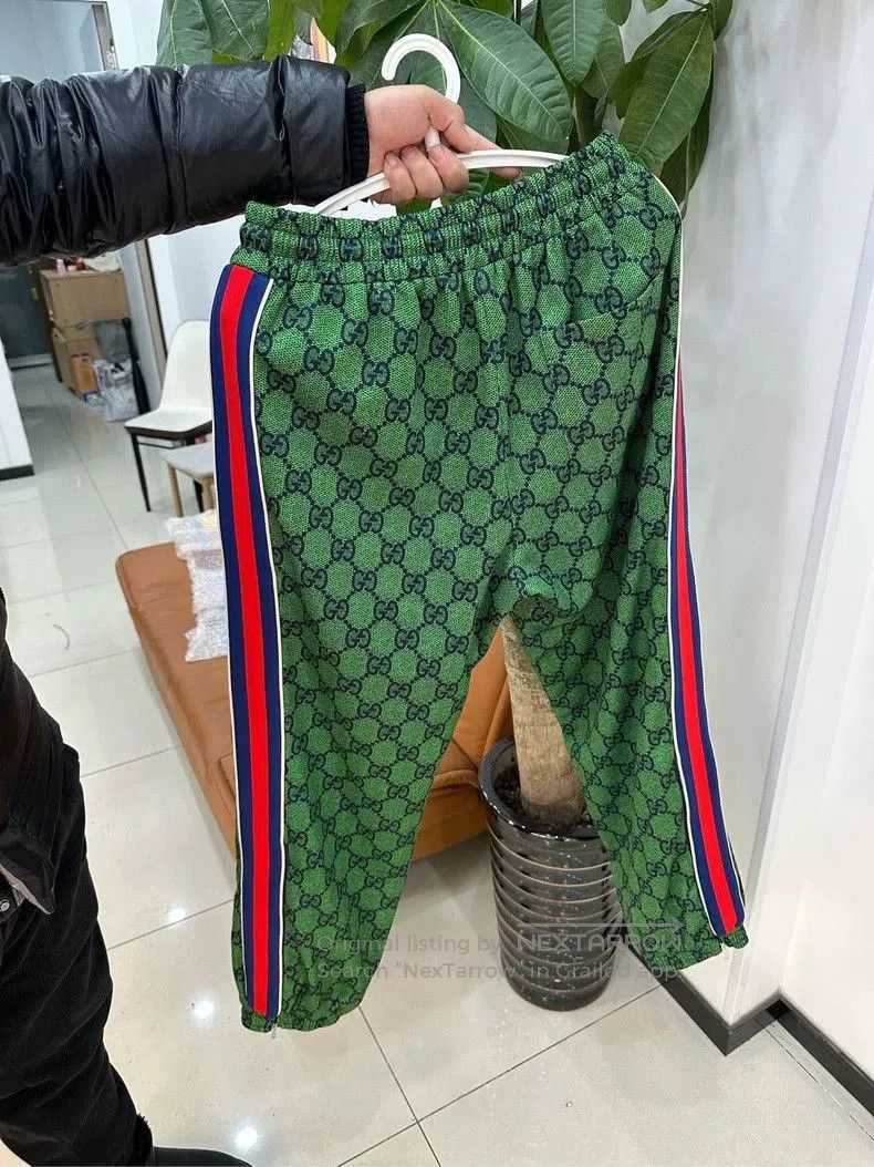 Gucci Gucci Green Sweatpants for Men M Size. Size US 34 / EU 50 - 2 Thumbnail