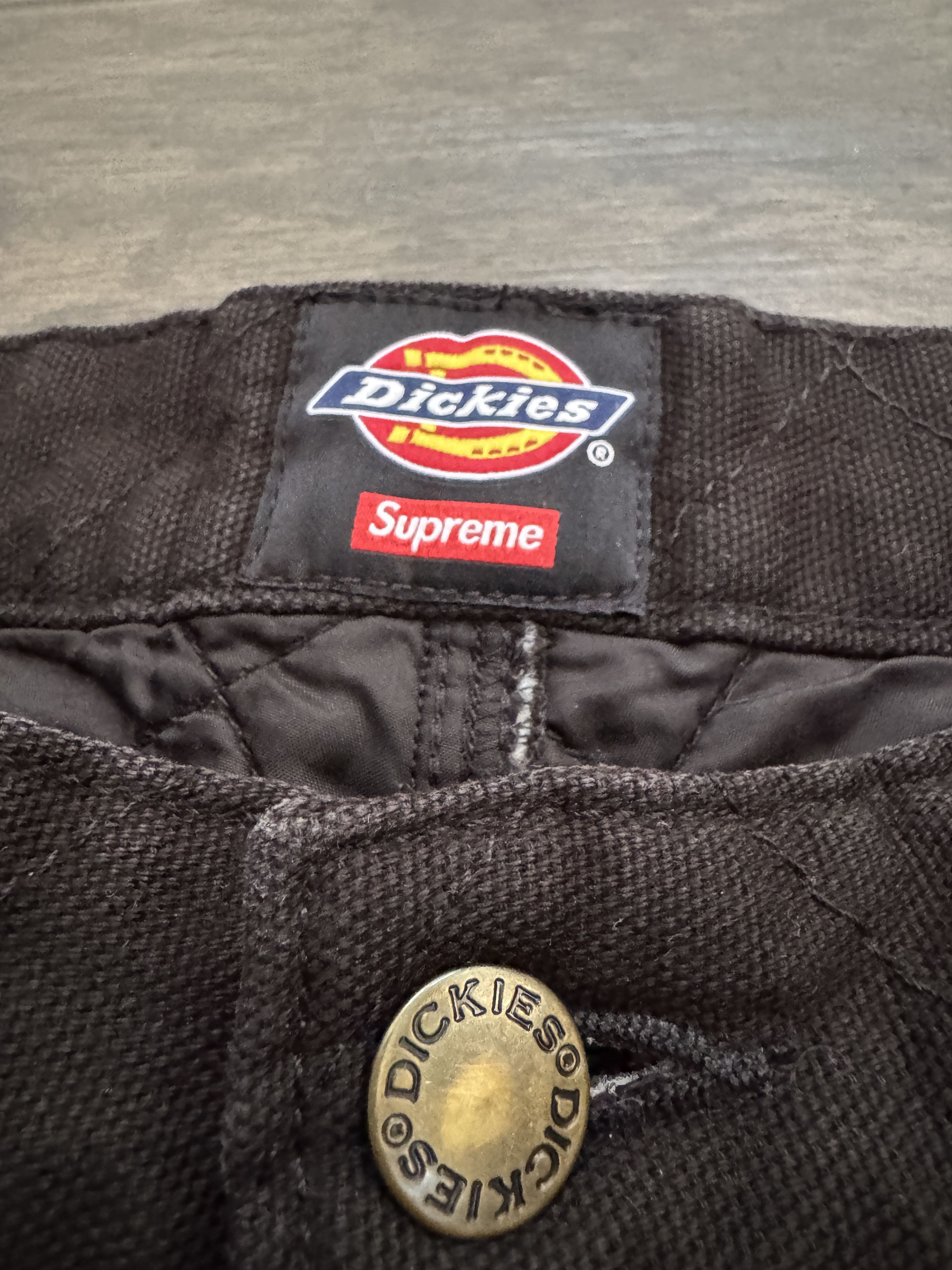 Dickies × Supreme Supreme Dickies Quilted Double Knee Painter Pant Black Size US 30 / EU 46 - 3 Thumbnail