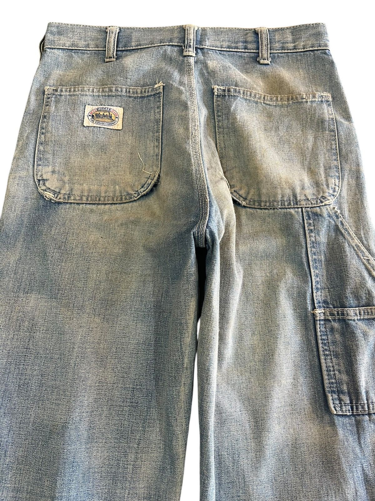 Edwin × Garment Reproduction of Workers Vintage Edwin Carpenter Mudwash Denim Size US 28 / EU 44 - 7 Thumbnail