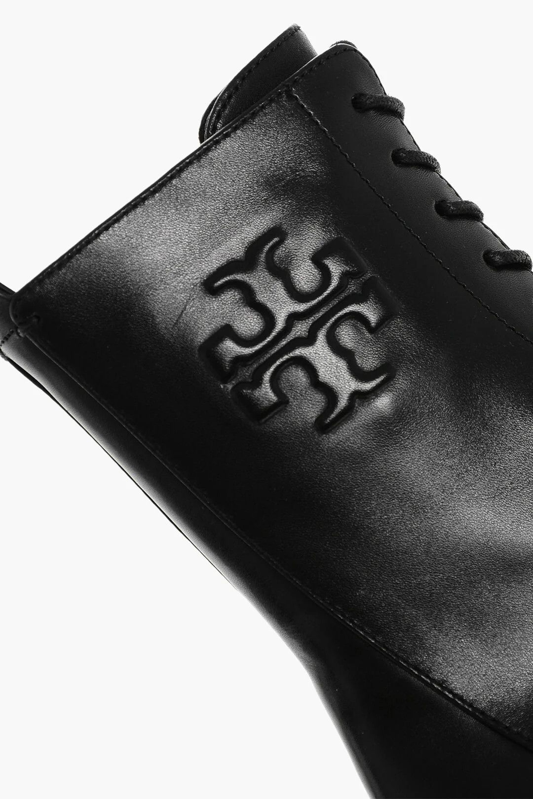 Tory Burch og1mm0426 Leather Combat Boots in Black Size US 6.5 / IT 36.5 - 4 Thumbnail