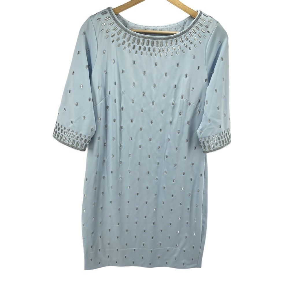 Other Gretchen Scott Womens Rocker Girl Shift Dress Knee Length Bl Size S / US 4 / IT 40 - 12 Thumbnail