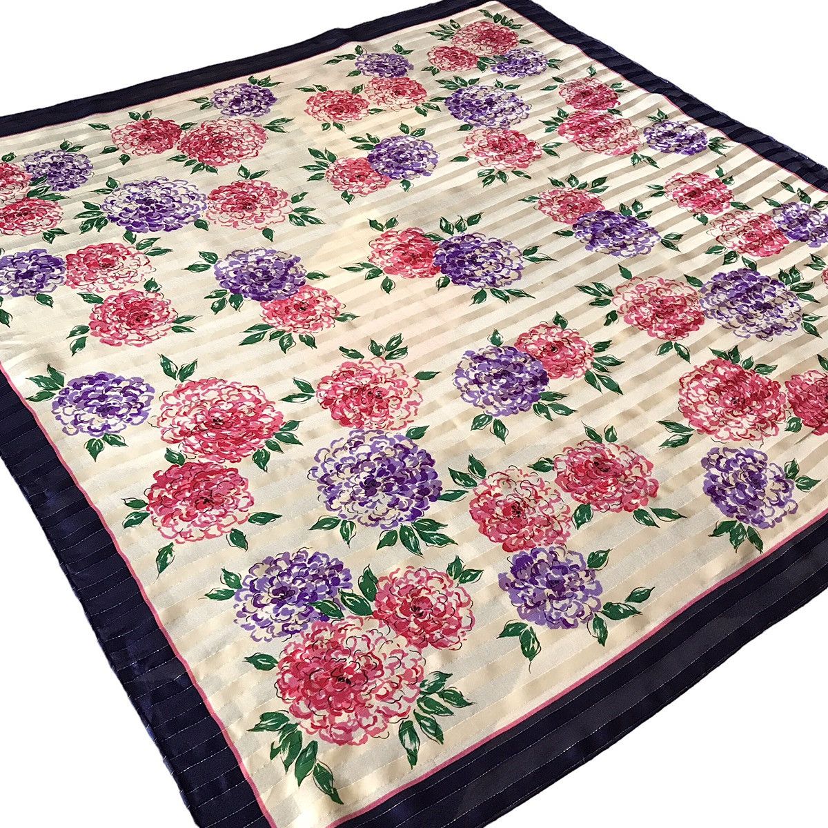 Givenchy Givenchy Paris Authentic Vintage Floral Silk Scarf Size ONE SIZE - 2 Thumbnail