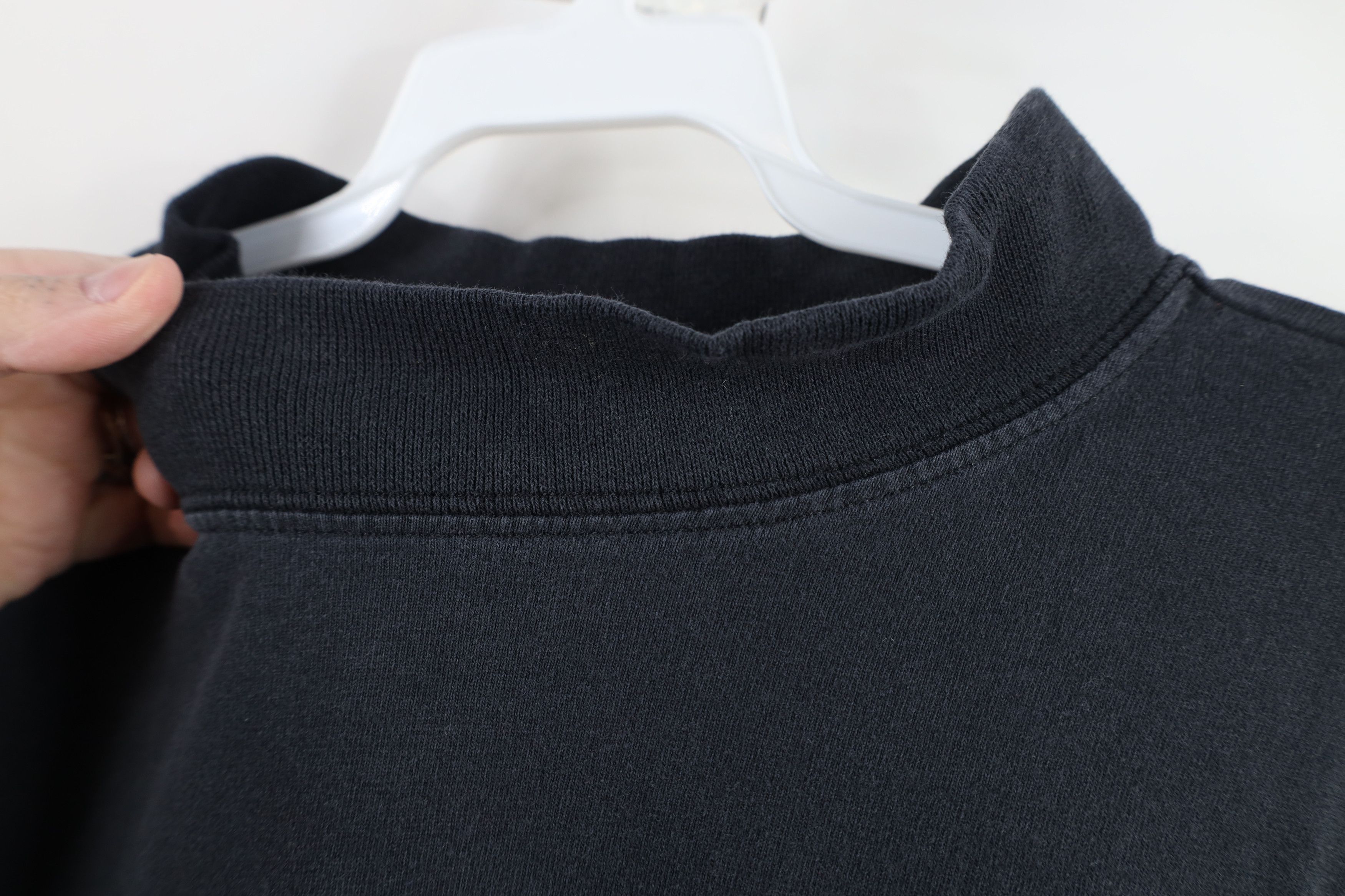 Vintage Vintage 90s Streetwear Cotton Mock Neck Long Sleeve T-Shirt Size US L / EU 52-54 / 3 - 6 Thumbnail