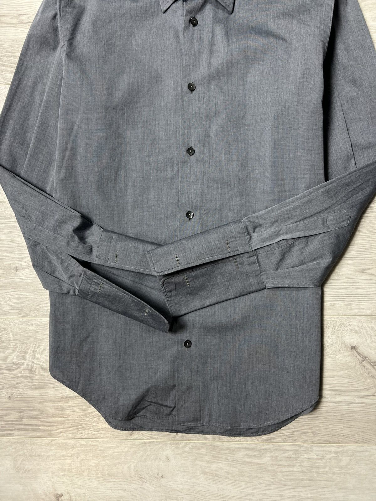 Dolce & Gabbana Dolce & Gabbana Button Up Long Sleeve Shirt (Cufflinks) Size US M / EU 48-50 / 2 - 10 Thumbnail