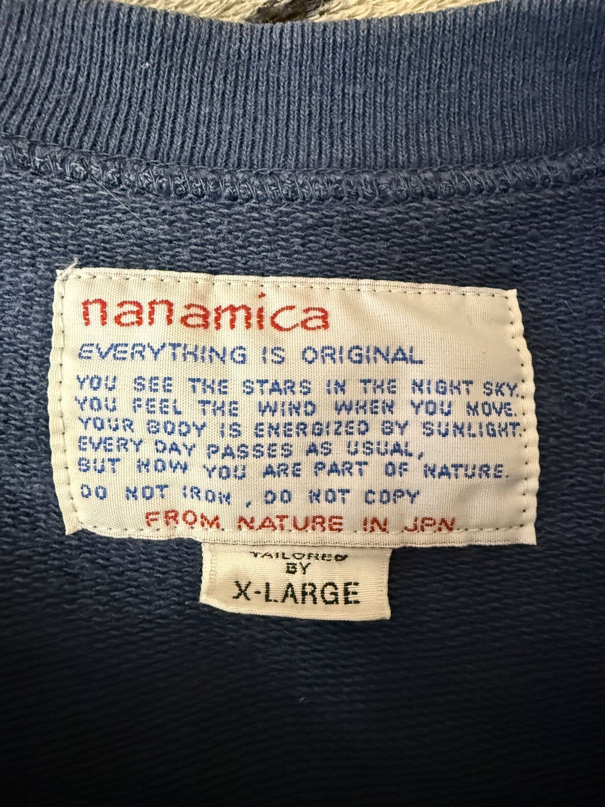 Nanamica Nanamica Vintage Logo Sweatshirt Japanese Size US XL / EU 56 / 4 - 7 Thumbnail