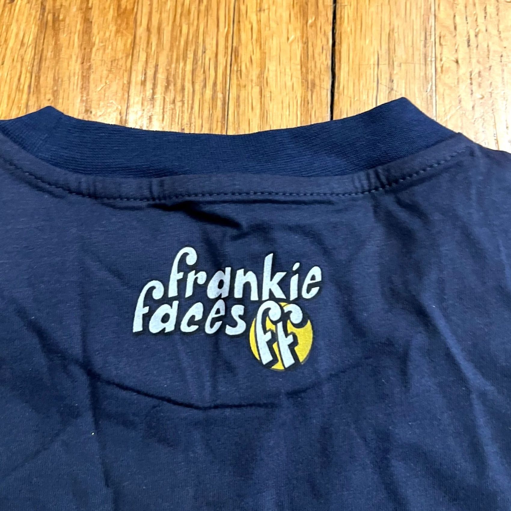 Garage Frankie garage Shirt Mens L Blue Navy Skull Skeleton Hat Size US L / EU 52-54 / 3 - 4 Thumbnail
