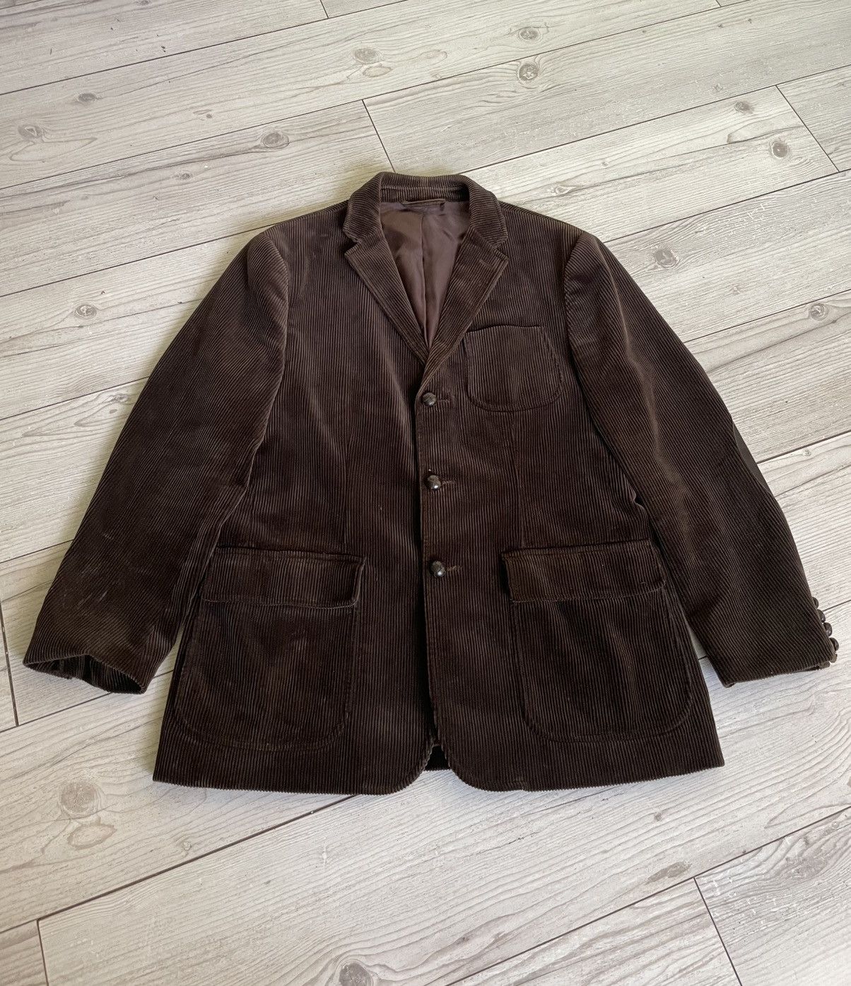 Polo Ralph Lauren × Vintage Polo Ralph Lauren Corduroy Blazer Size 44R - 4 Thumbnail