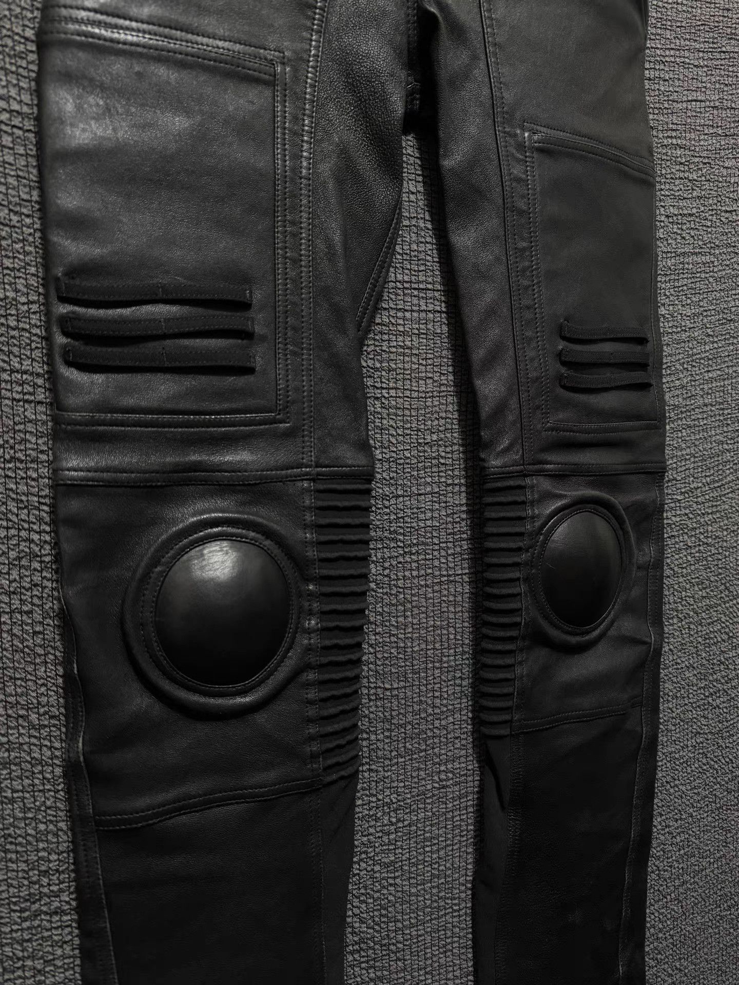 Rick Owens Rick Owens 14FW mainline runway moto leather pants. Size US 40 / EU 56 - 3 Thumbnail