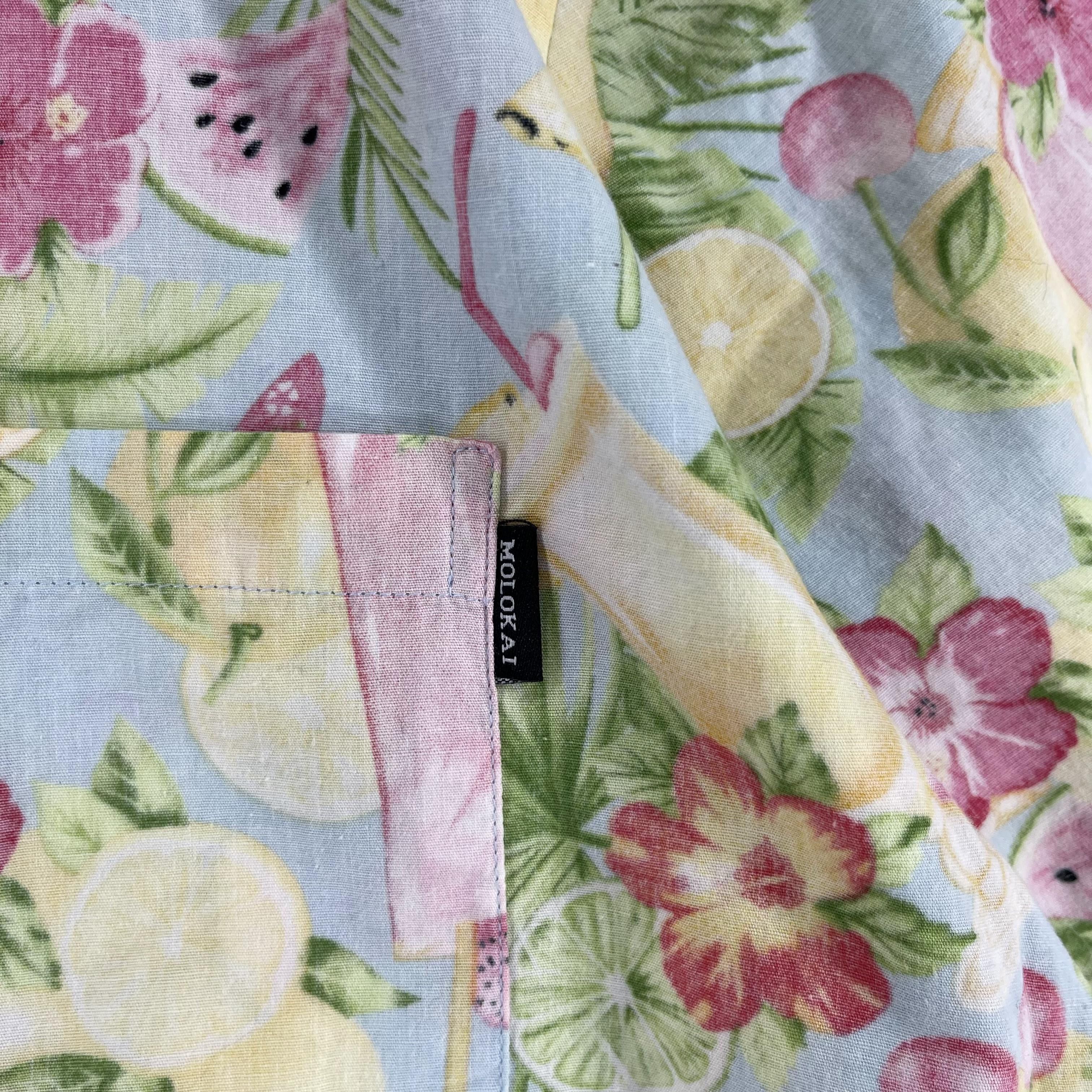 Japanese Brand Hawaiian Tropical Beach Party Motive Over Print Shirt Size US L / EU 52-54 / 3 - 4 Thumbnail