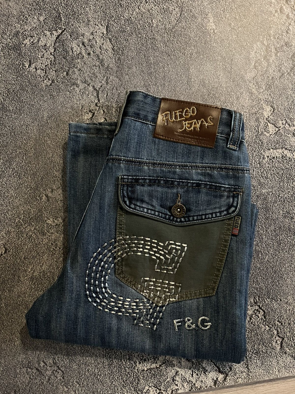 Vintage RARE Vintage Streetwear Jeans / Swag Drip Archive Baggy Size US 34 / EU 50 - 7 Thumbnail