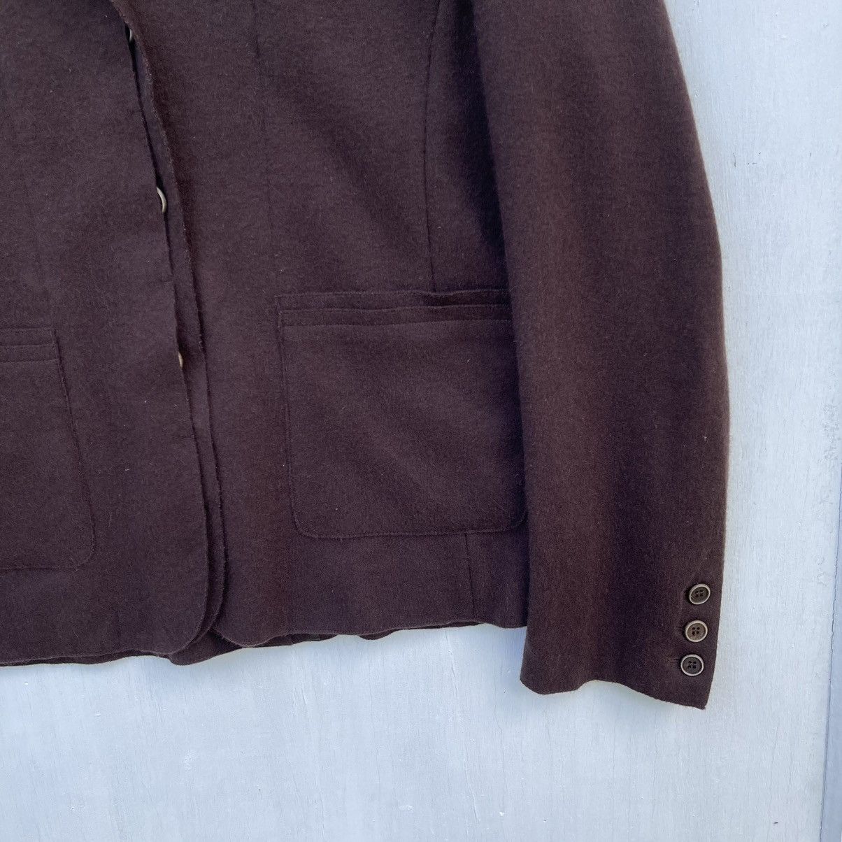 Brunello Cucinelli Brunello Cucinelli Wool Cashmere Button Ladies Jacket Size M / US 6-8 / IT 42-44 - 8 Thumbnail