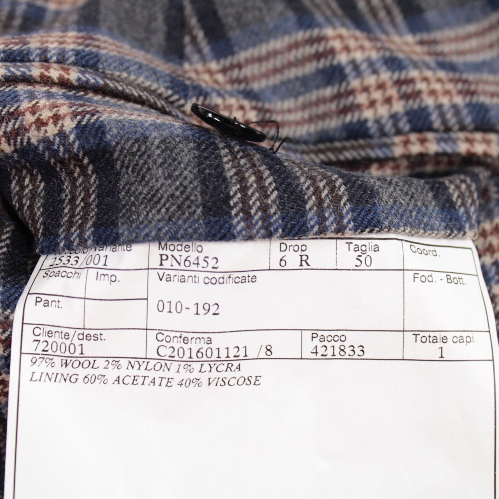 Belvest Belvest New with tags Dress Pants Size 34 US In Blue Size US 34 / EU 50 - 6 Thumbnail