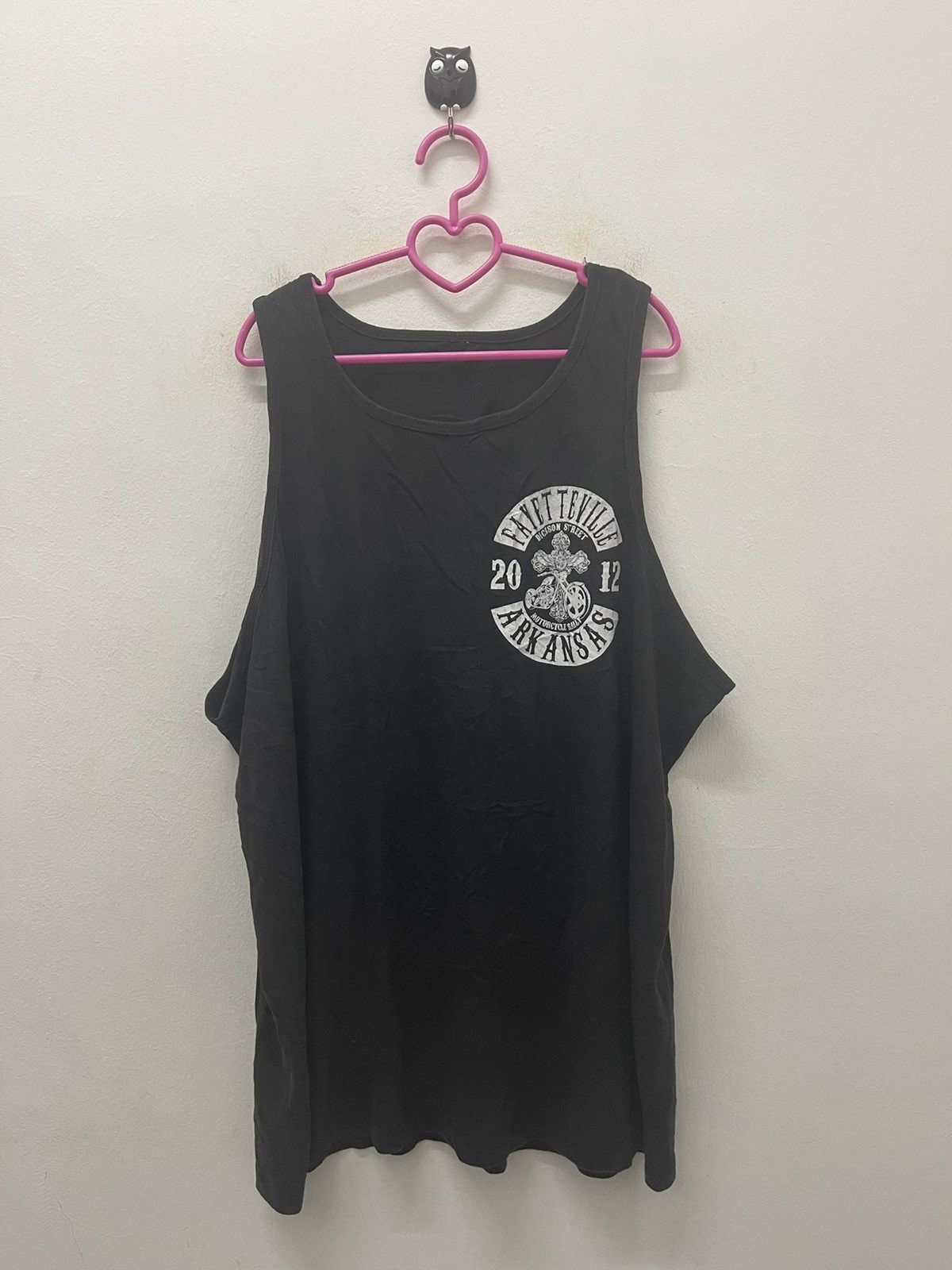 Harley Davidson Rare 2012 FAYETTEVILLE MOTORCYCLE RALLY Arkansas Sleeveless Size US XL / EU 56 / 4 - 3 Thumbnail