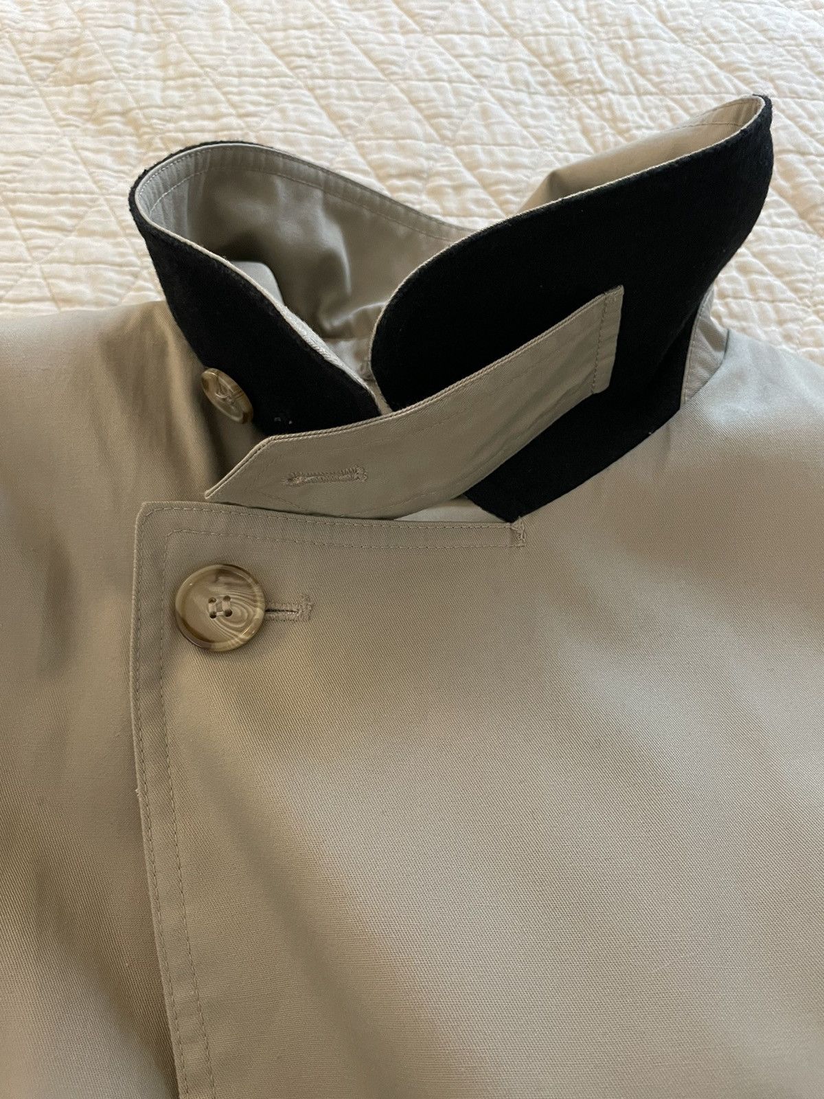 Perry Ellis Vintage 80’s Trench Coat Size US L / EU 52-54 / 3 - 9 Thumbnail