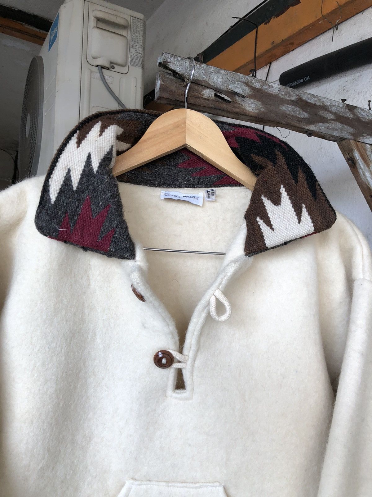 Native Rare🔥Vtg Artesanias Indigenas Hand Made Chimayo Wool Jacket Size US L / EU 52-54 / 3 - 10 Thumbnail
