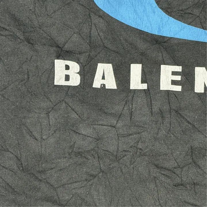 Balenciaga Balenciaga Logo Print Black Short Sleeve T-Shirt 0079-2507 Size US M / EU 48-50 / 2 - 4 Thumbnail