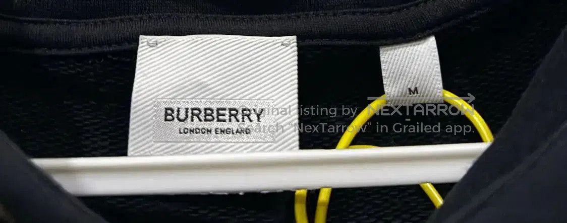 Burberry Burberry Black Cotton Men’s Hoodie. Size US M / EU 48-50 / 2 - 4 Thumbnail
