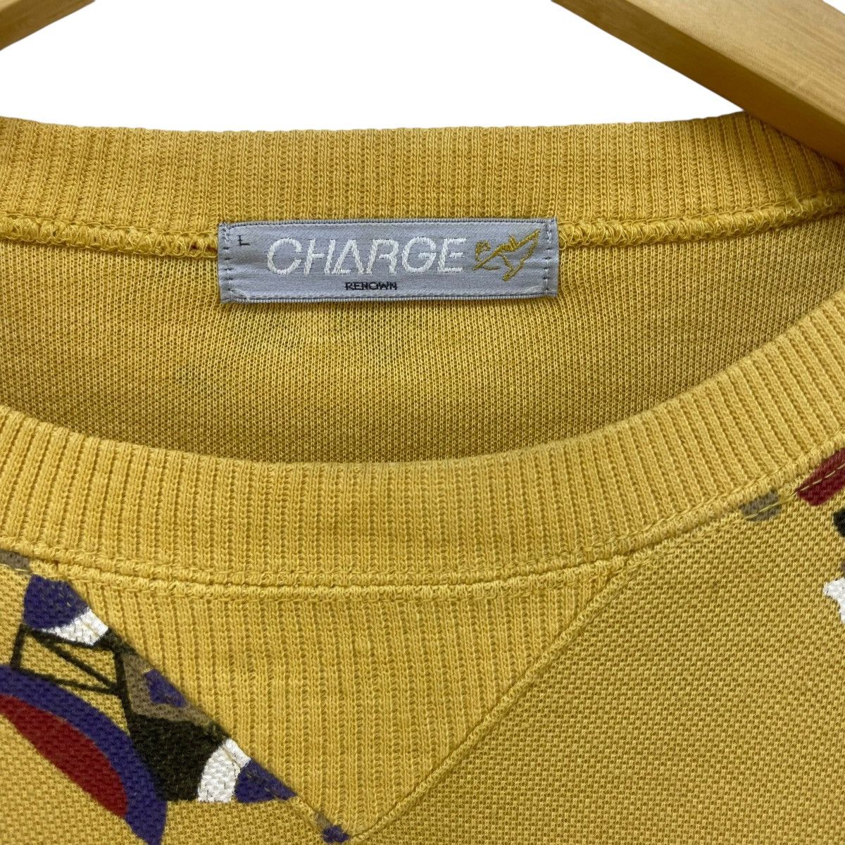 Japanese Brand 💥Vintage Charge Renown Fullprint Sweatshirt Size US M / EU 48-50 / 2 - 7 Thumbnail