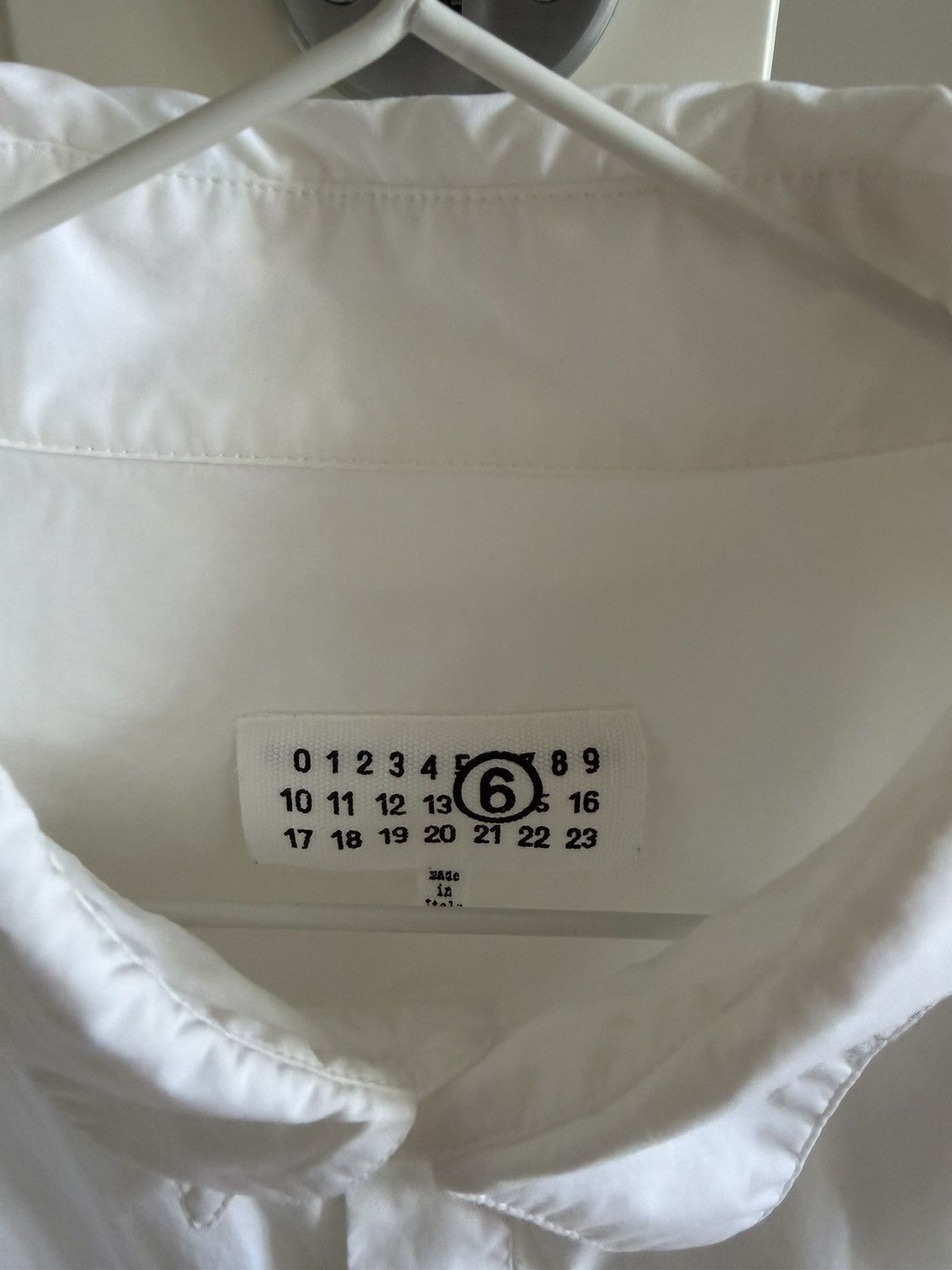 MM6 MM6 Maison Margiela Pouch Embellished Cotton Shirt Size US L / EU 52-54 / 3 - 2 Thumbnail