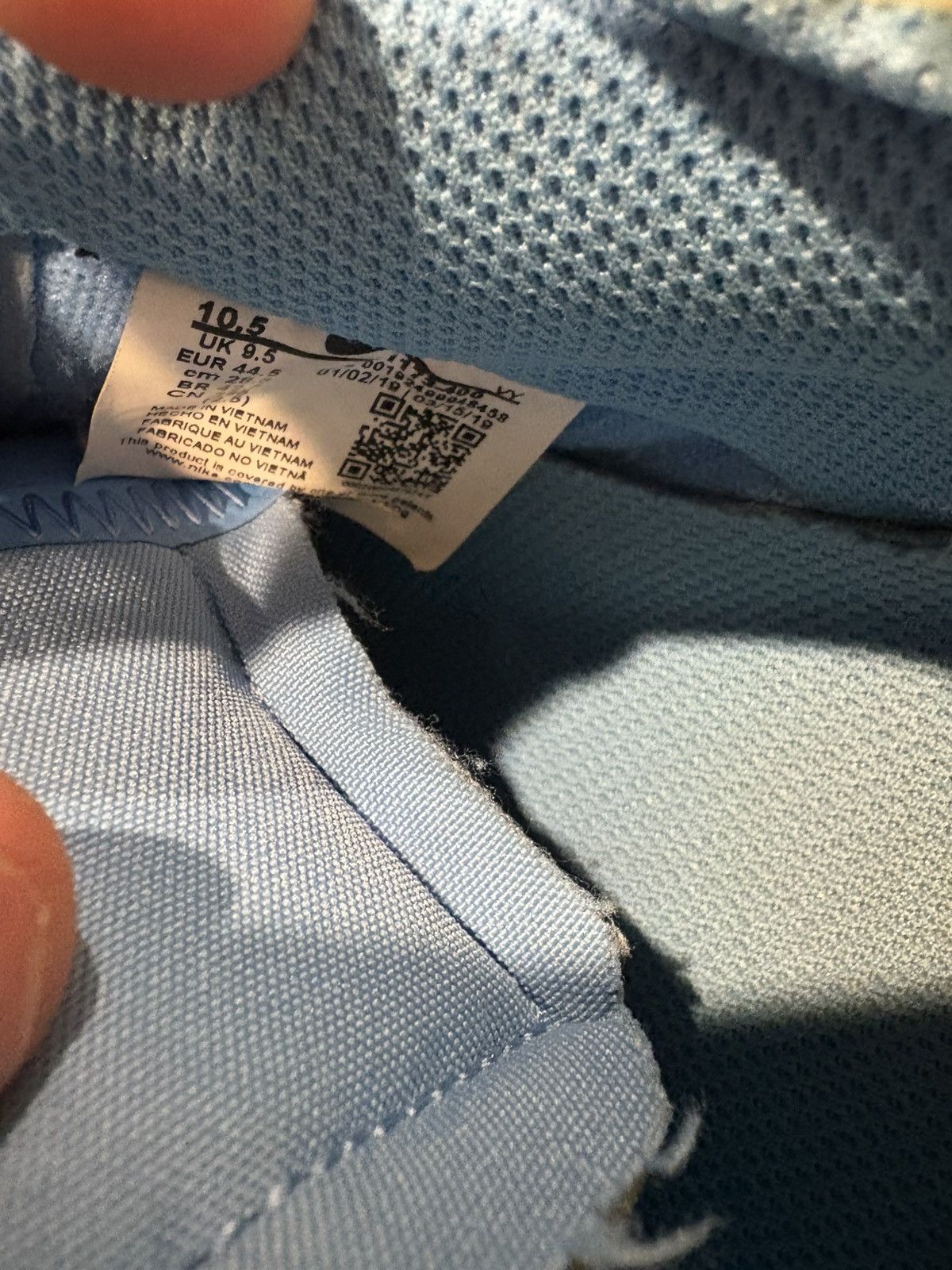 Nike × Off-White Air Force 1 Off-White MCA UNC Blue Clean RB Size 10.5 Size US 10.5 / EU 43-44 - 5 Thumbnail