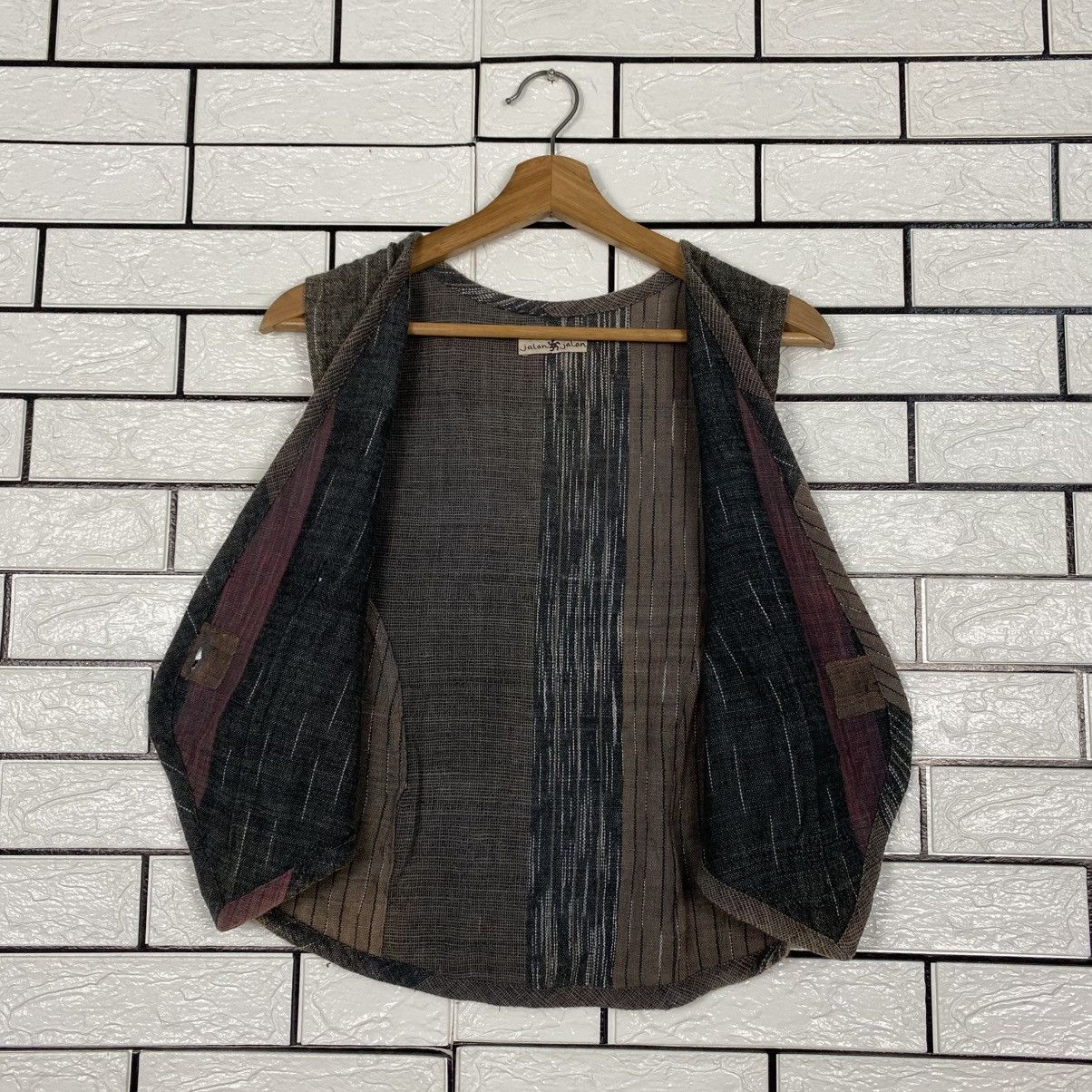 Japanese Brand Vintage Jalan Jalan Vest Traditional Japan Issey Miyake Size US M / EU 48-50 / 2 - 15 Thumbnail