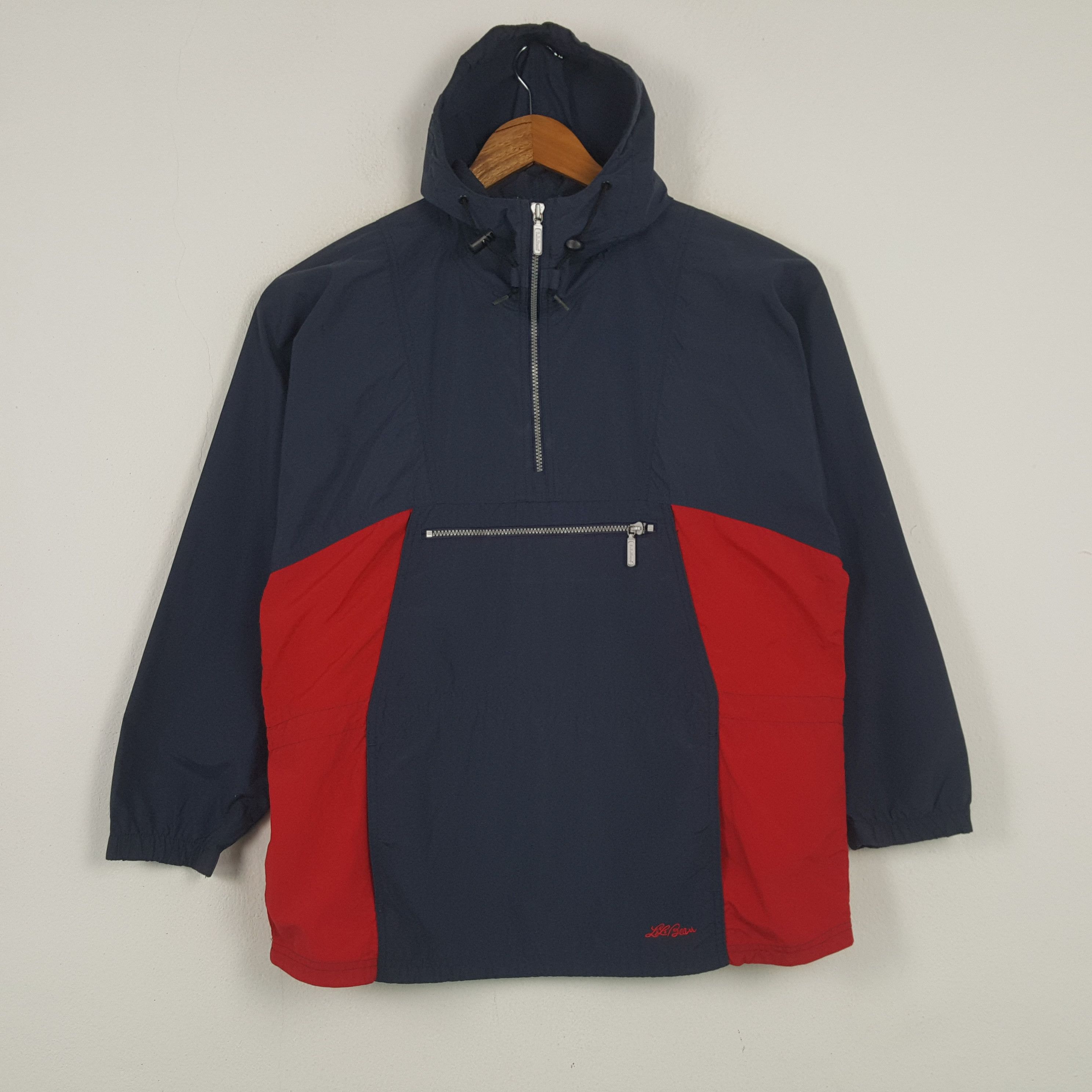 L.L. Bean × Vintage Vintage L.L. BEAN Streetwear Windbreaker Hoodies C295N7 Size US L / EU 52-54 / 3 - 1 Thumbnail