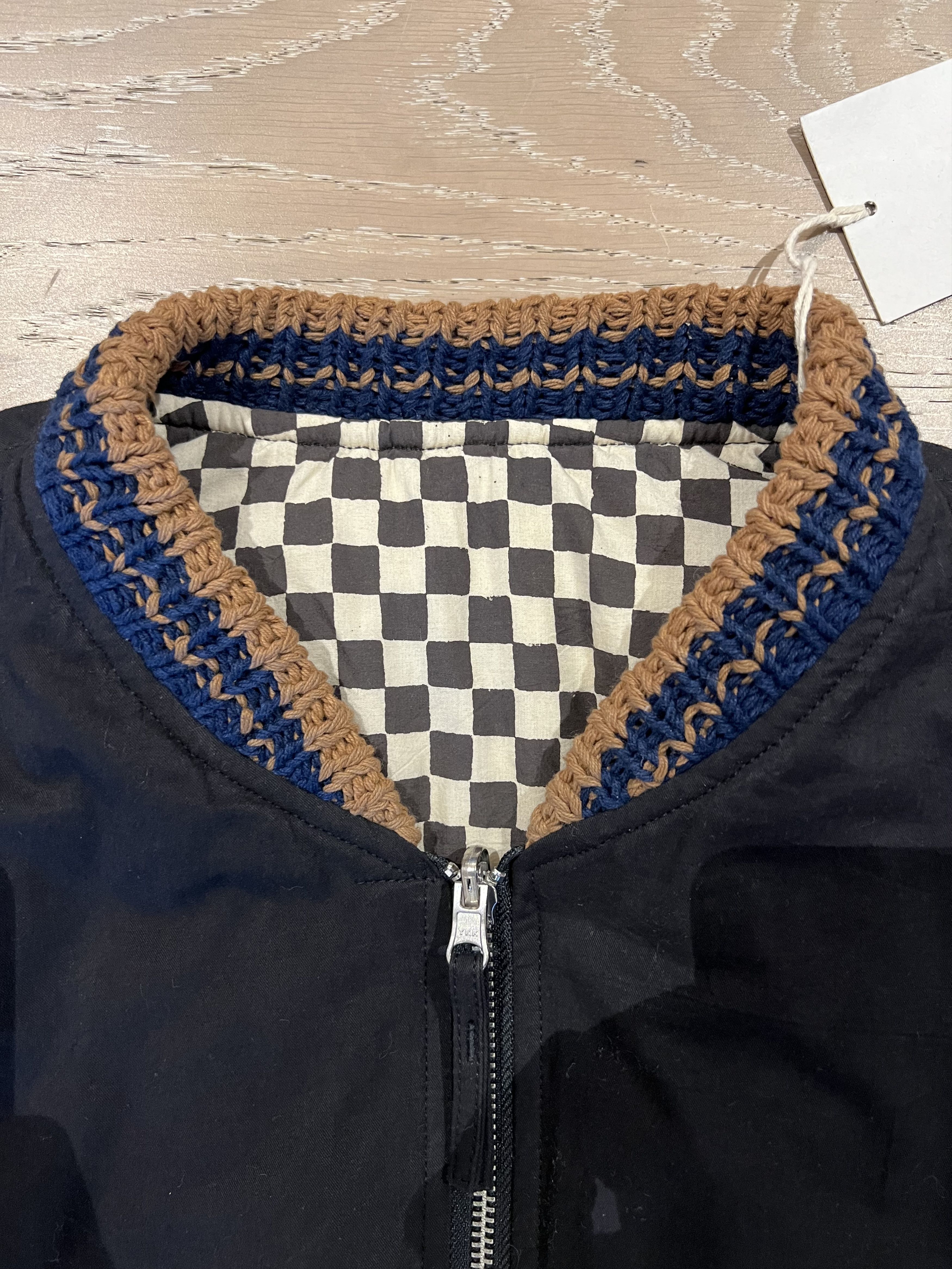 Story Mfg. 💚 Story Mfg. Handmade Seed Bomber Black Wonky-Wear Large Size US L / EU 52-54 / 3 - 11 Thumbnail