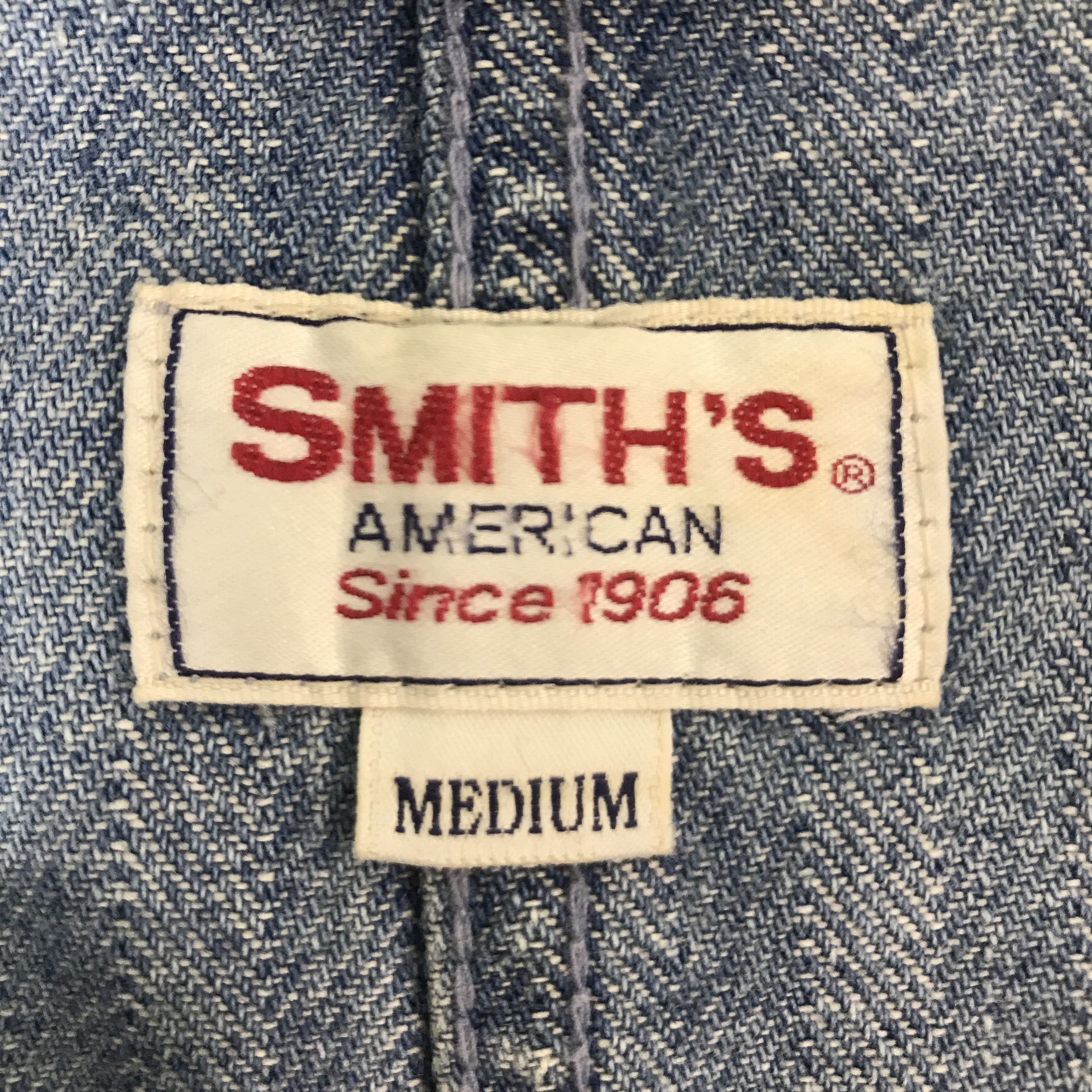 The Smiths Vintage Smiths American Denim Blazer Coat jacket Size US M / EU 48-50 / 2 - 10 Thumbnail