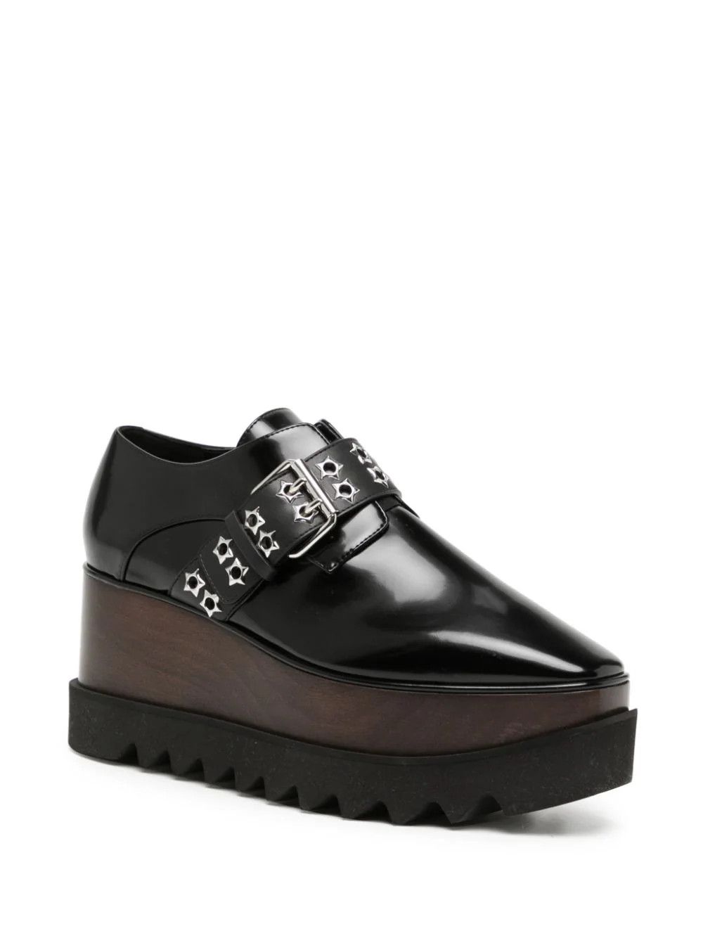 Stella McCartney o1s22i1n1024 Elyse Lace-up Shoes in Black Size US 10 / IT 40 - 2 Thumbnail