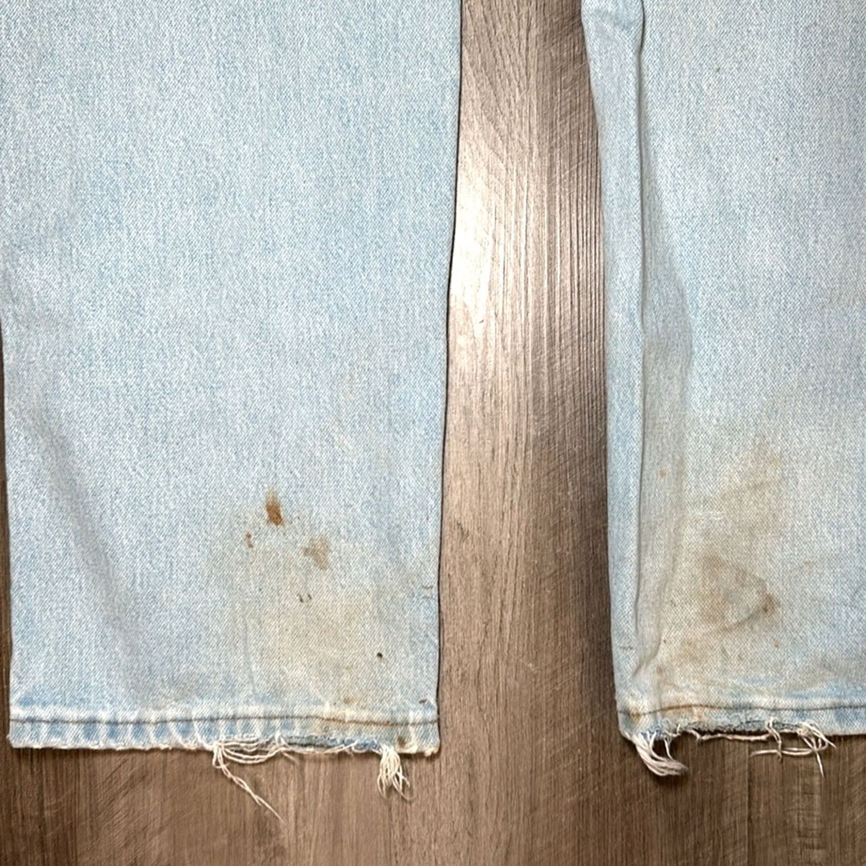 Wrangler VINTAGE Wrangler Cowboy Cut Original Fit Painters Work Jeans - 38x36 Mens Blue Jeans Size US 38 / EU 54 - 4 Thumbnail