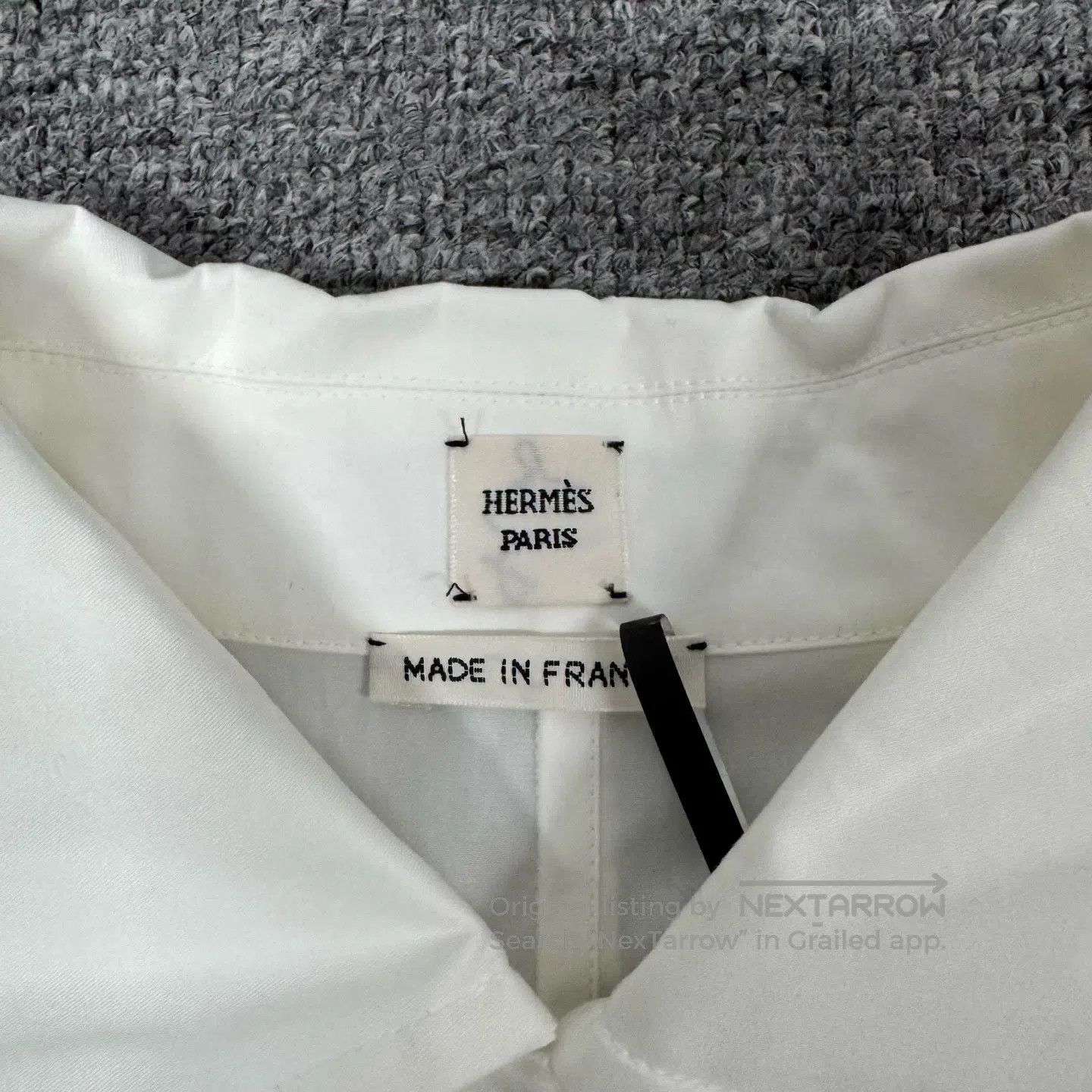 Hermes Hermes size 34 Pig-nose button shirt dress| Size S / US 4 / IT 40 - 6 Thumbnail