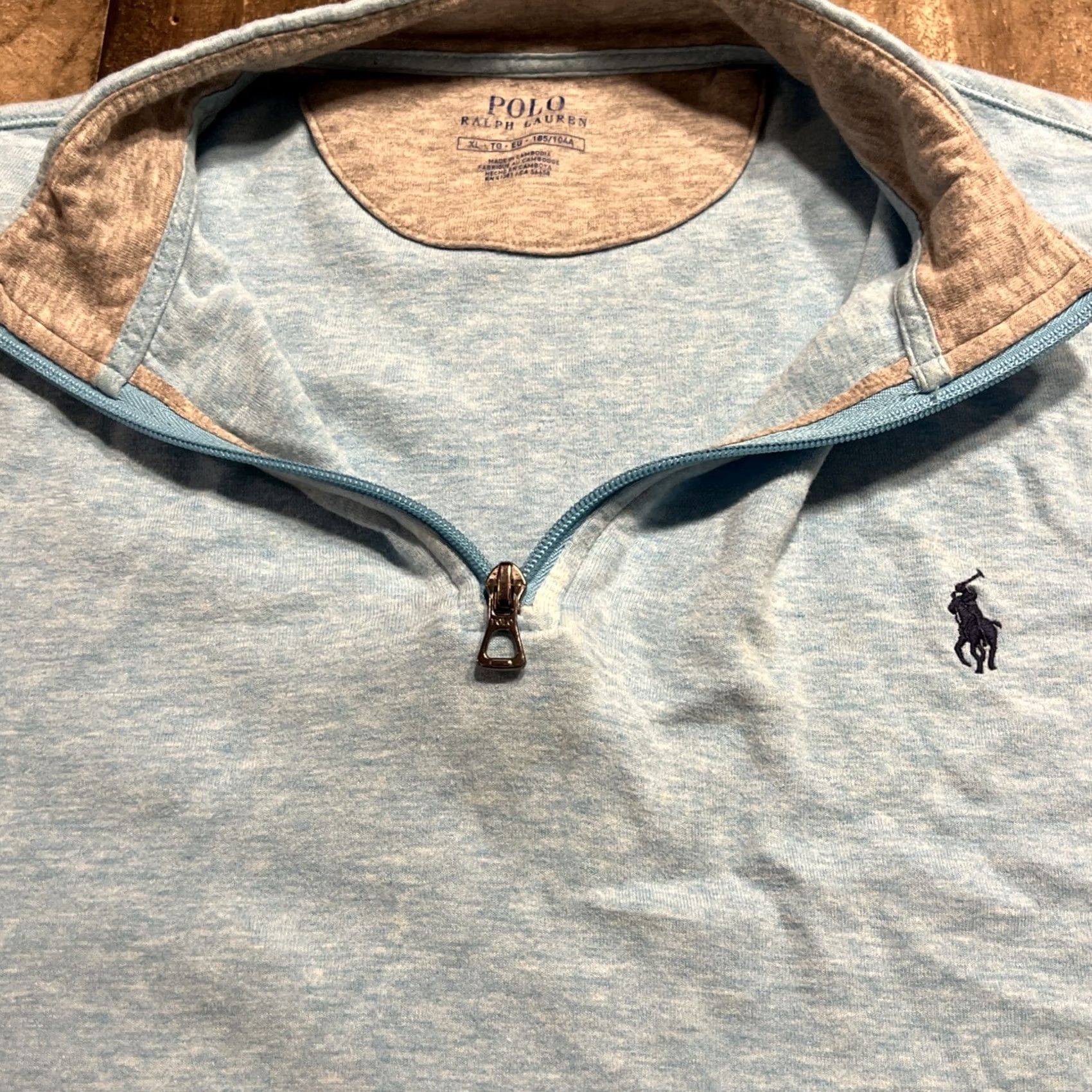 Ralph Lauren Polo Ralph Lauren Pullover Men XL Blue Heather Quarter Zip Lightweight Golf Size US XL / EU 56 / 4 - 5 Thumbnail