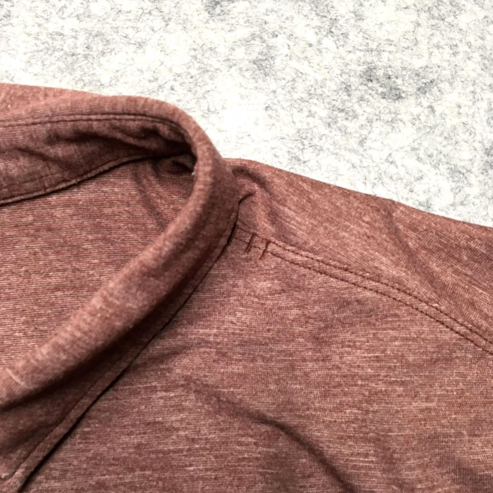 Lululemon Lululemon Evolution Polo Shirt Mens L Brown Heathered Lightweight Casual Polo Shirt Mens L Brown Heathered Evolution Size US L / EU 52-54 / 3 - 3 Thumbnail